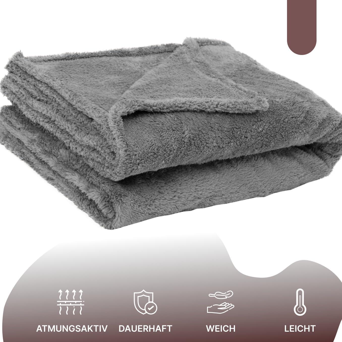 English Home Terracotta Fleece Throw, 51" x 67"