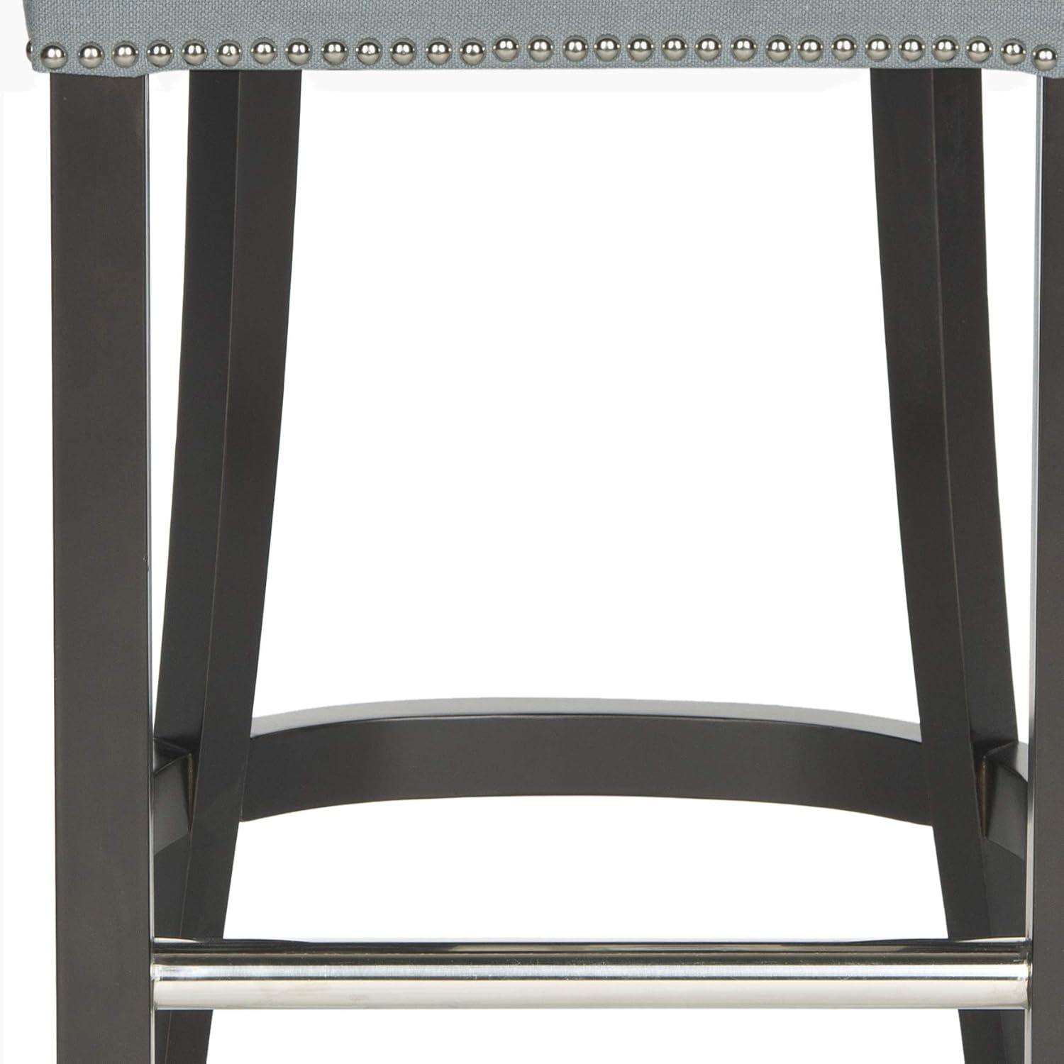 Safavieh Addo Classic Glam Ring Bar Stool with Footrest