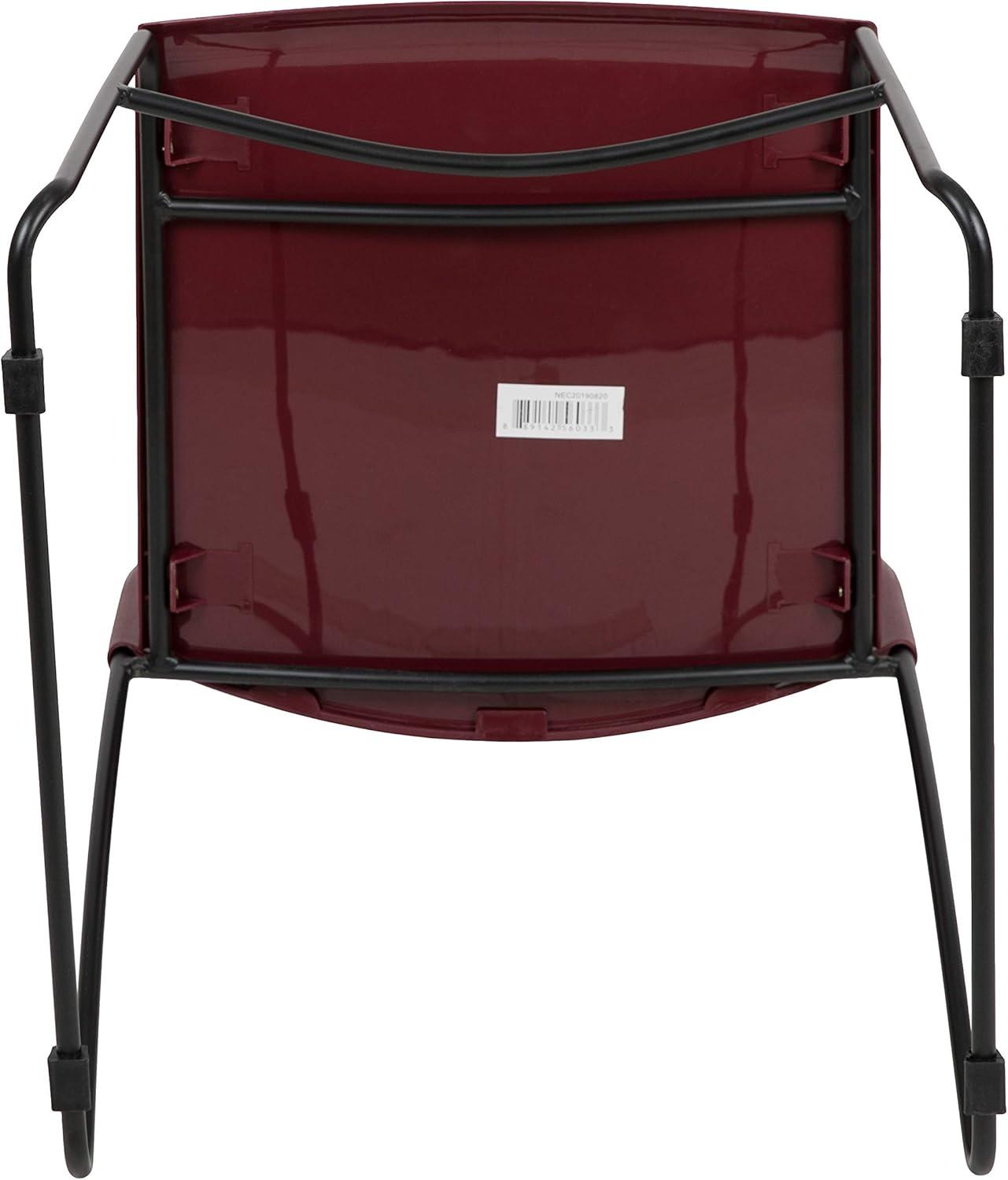 Flash Furniture Antonia 661 lb. Capacity Stack Chair with Air-Vent Back and Powder Coated Sled Base