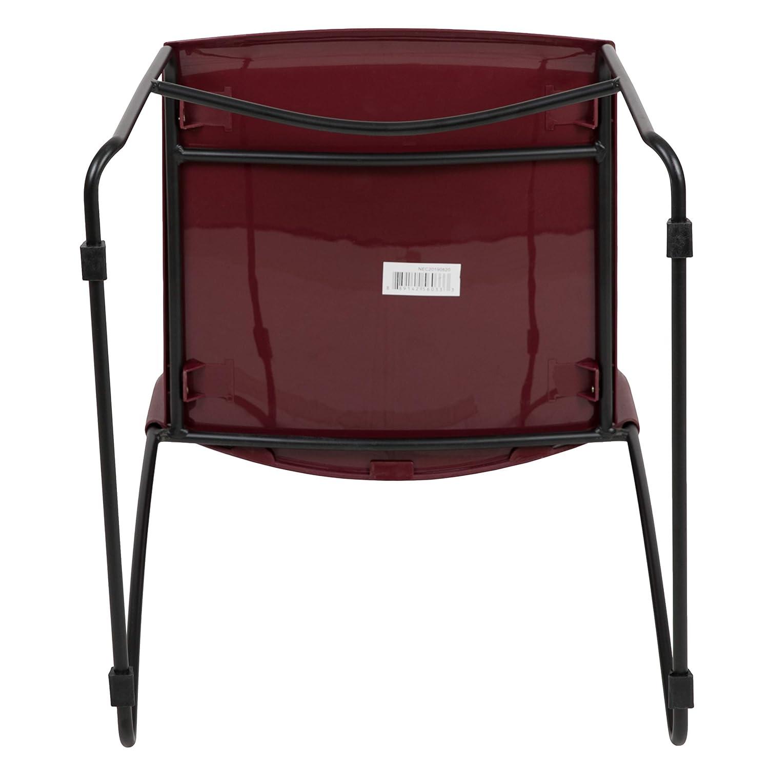 Flash Furniture Antonia 661 lb. Capacity Stack Chair with Air-Vent Back and Powder Coated Sled Base