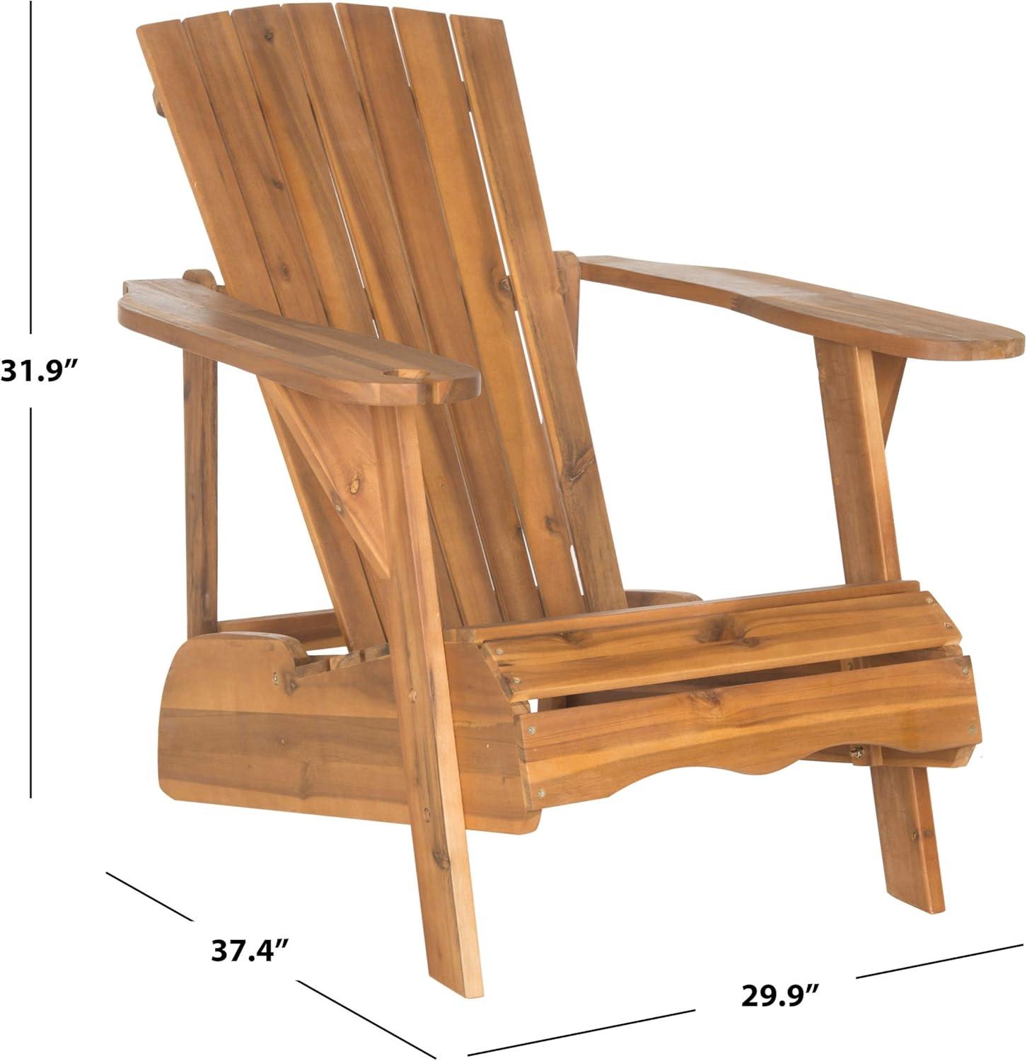 Vista Adirondack Chair Indoor/Outdoor - PAT6727 - Natural - Safavieh