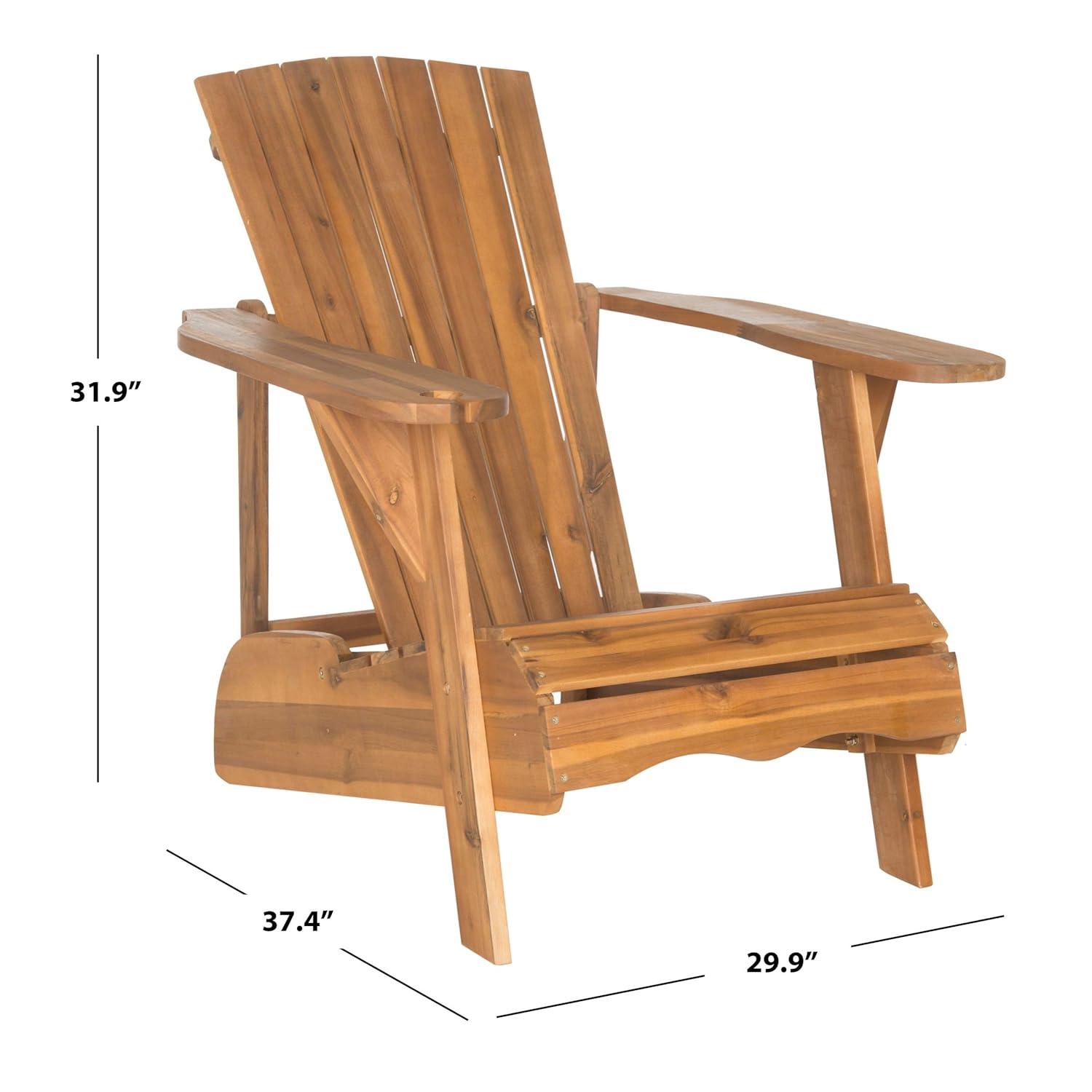 Vista Adirondack Chair Indoor/Outdoor - PAT6727 - Natural - Safavieh