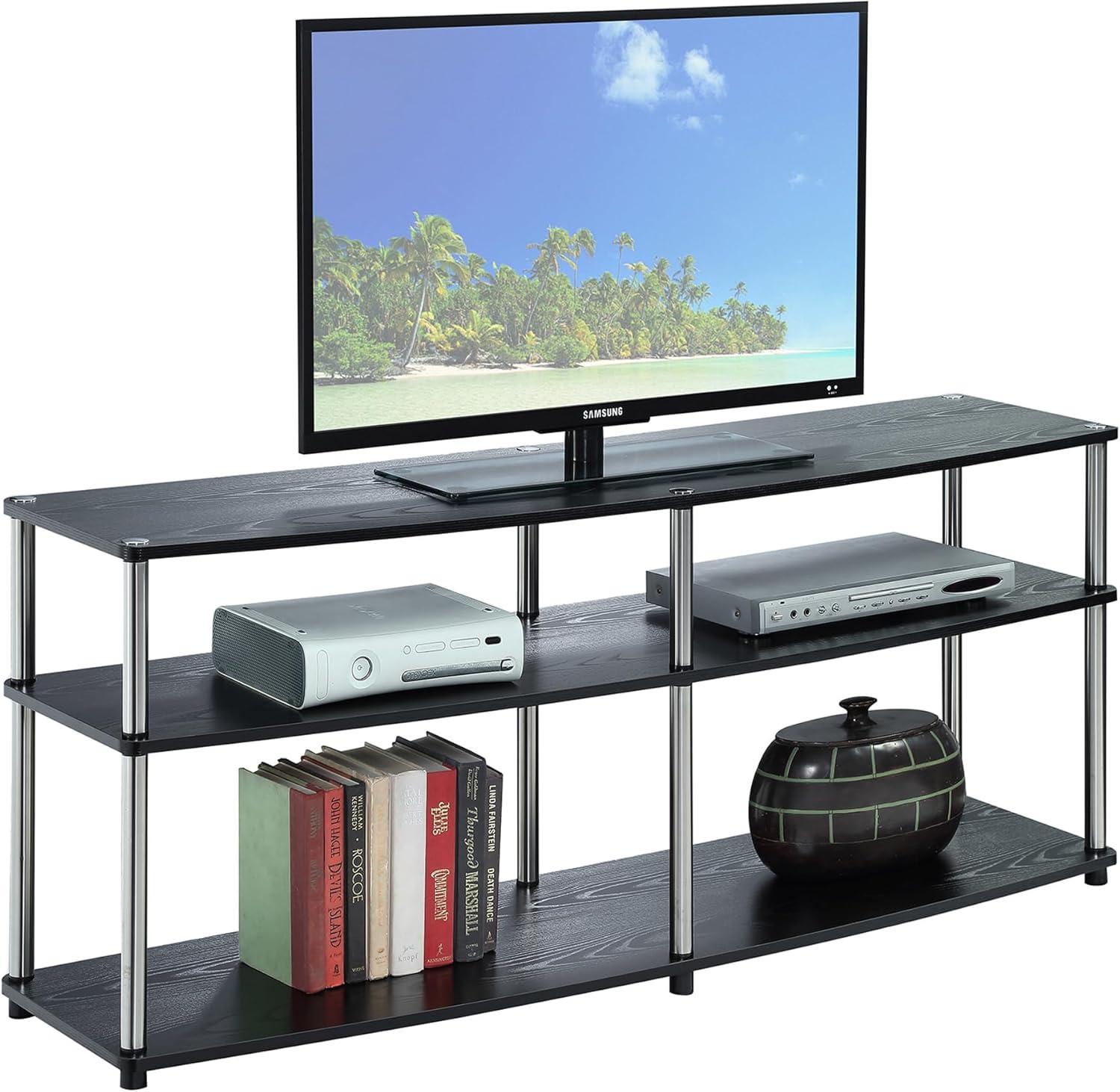 Designs2Go 3 Tier 60 inch TV Stand, Black