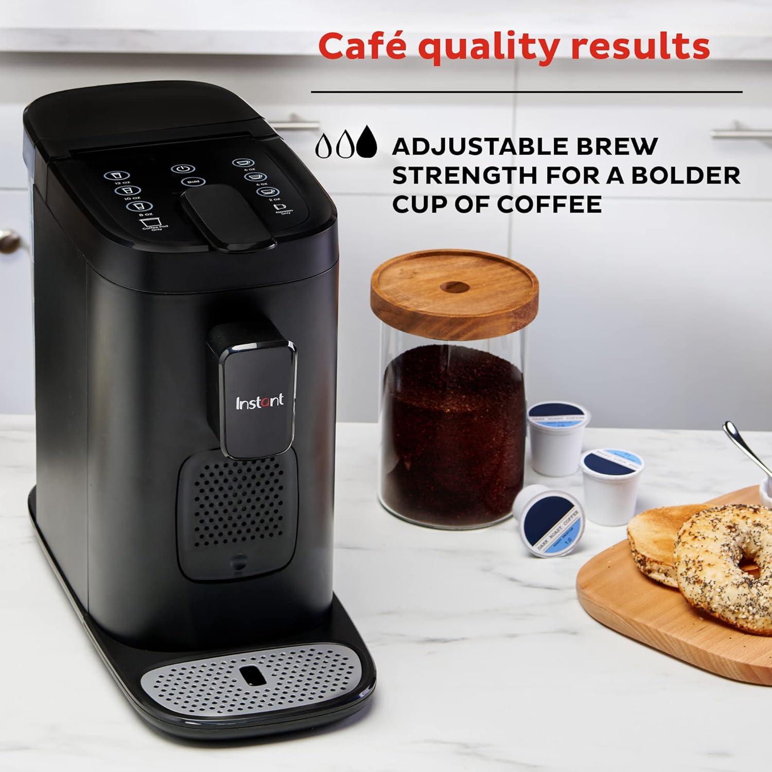 Instant Dual Pod Plus 2 L Black Coffee Maker