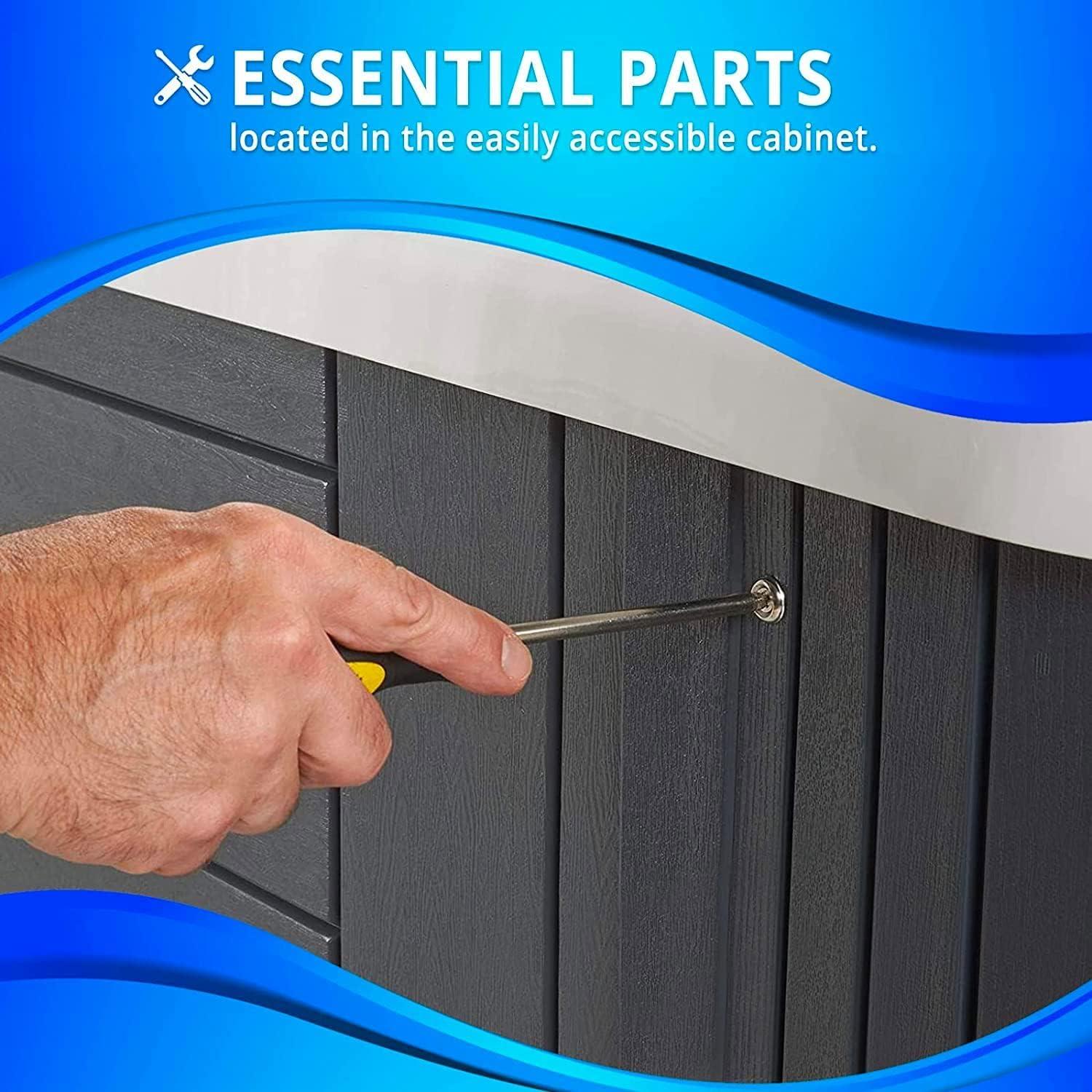 Aqualife® by Strong Spas® Aqualife Edgewater 5-6 Person 28-Jet Acrylic Lounger Hot Tub With Ozonator