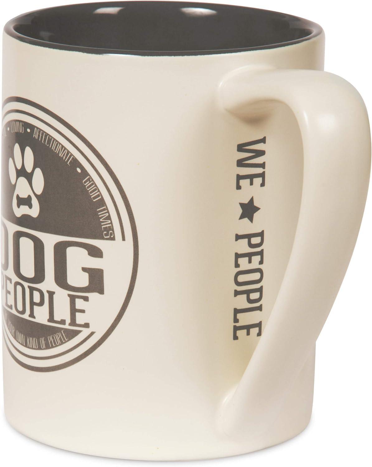 Dog People White Ceramic 18oz Coffee Mug