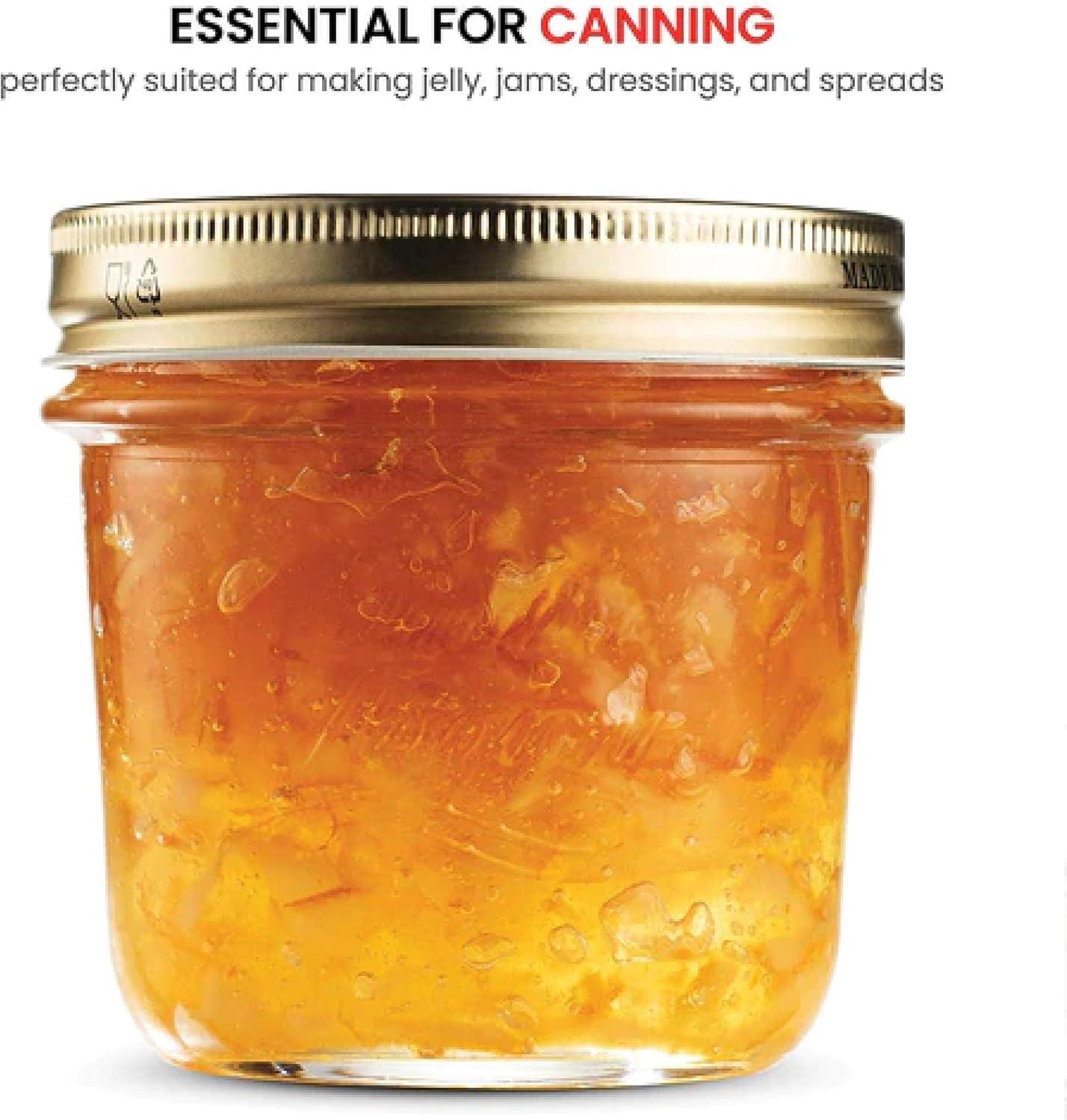 Bormioli Rocco Quattro Stagioni Jar Wide Mouth .20L // 6.75 oz - 4pc set