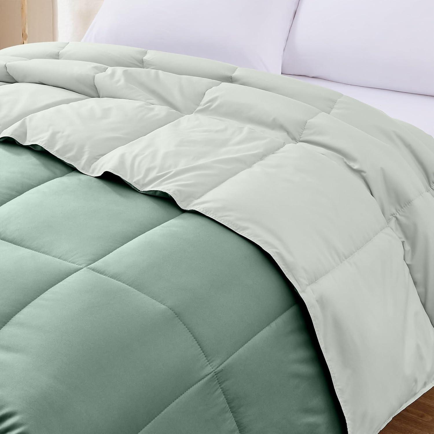 Modern Threads Modern Threads Sanctuary by PCT Down Alternative Microfiber Quilted Reversible Comforter & Duvet Insert - Soft, Comfortable Alternative to Goose Down - Bedding for All Seasons