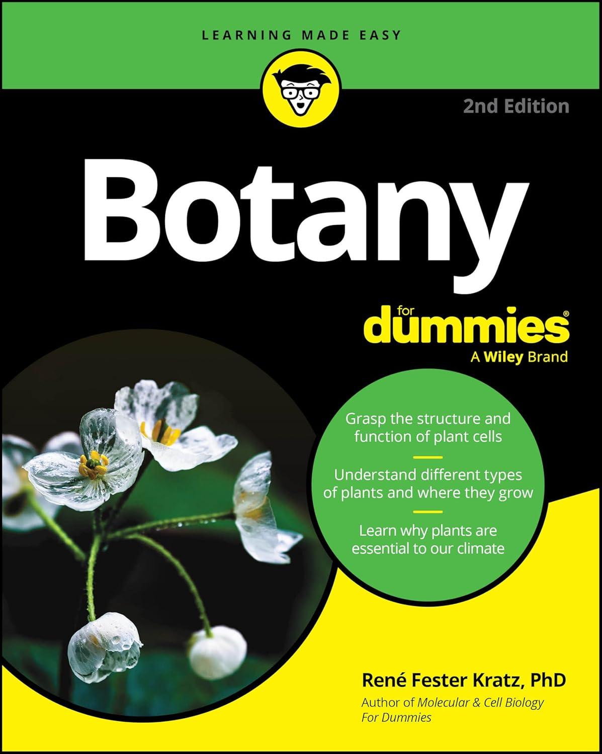Botany for Dummies - 2nd Edition by  Rene Fester Kratz (Paperback)