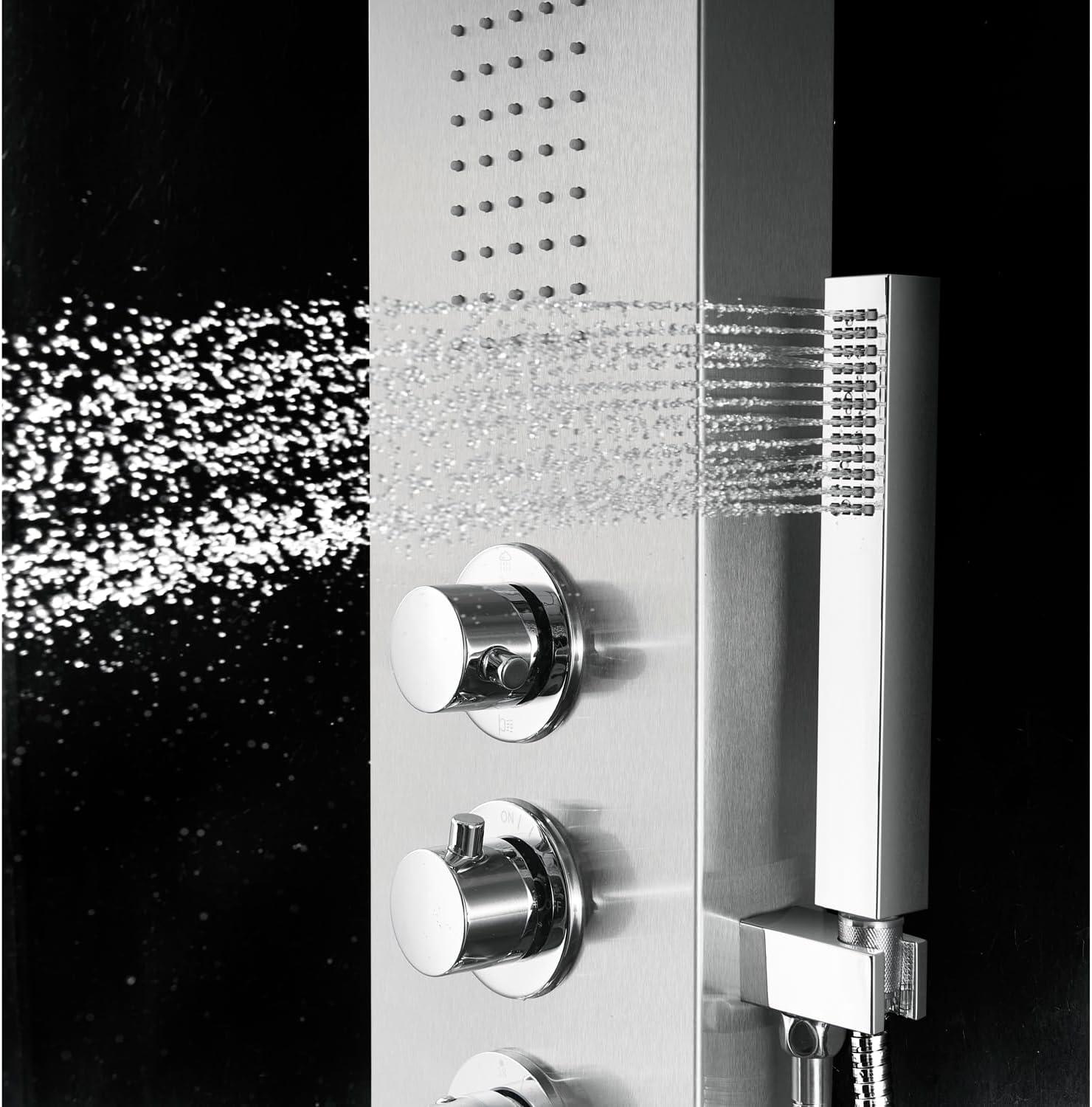 56'' Shower Panel with Adjustable Shower Head