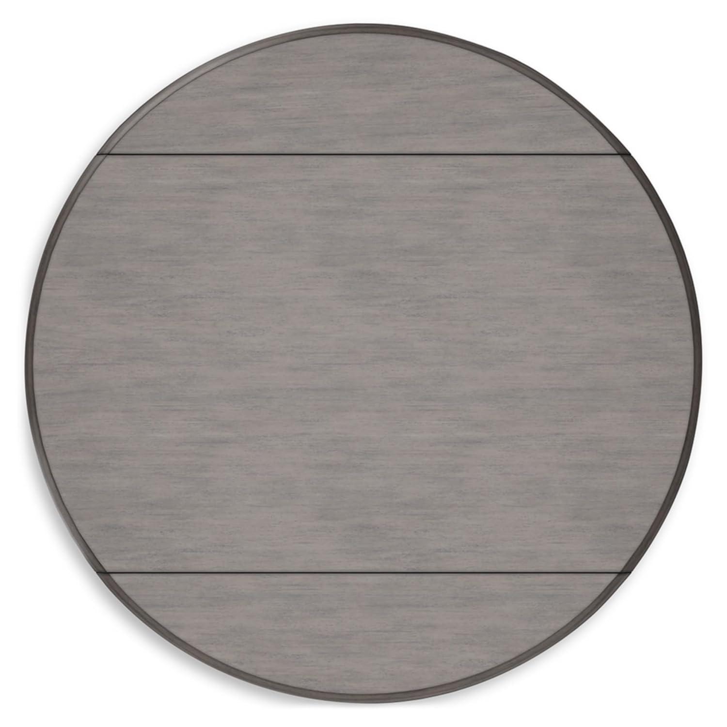 George Oliver Extendable Round Solid Wood Base Dining Table