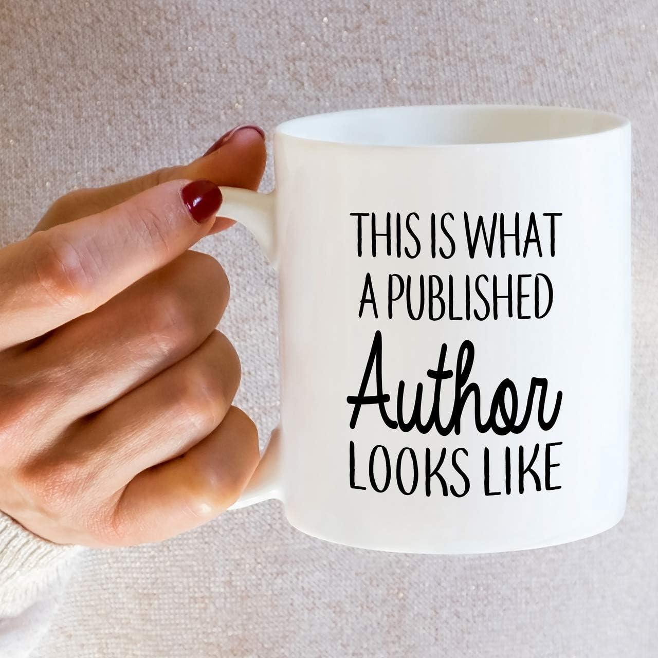 Published Author Coffee Mug White - Personalized Future BestSelling - Published Author Gift Author Mug Writer Gift For Author Future Author Book Writer Gifts