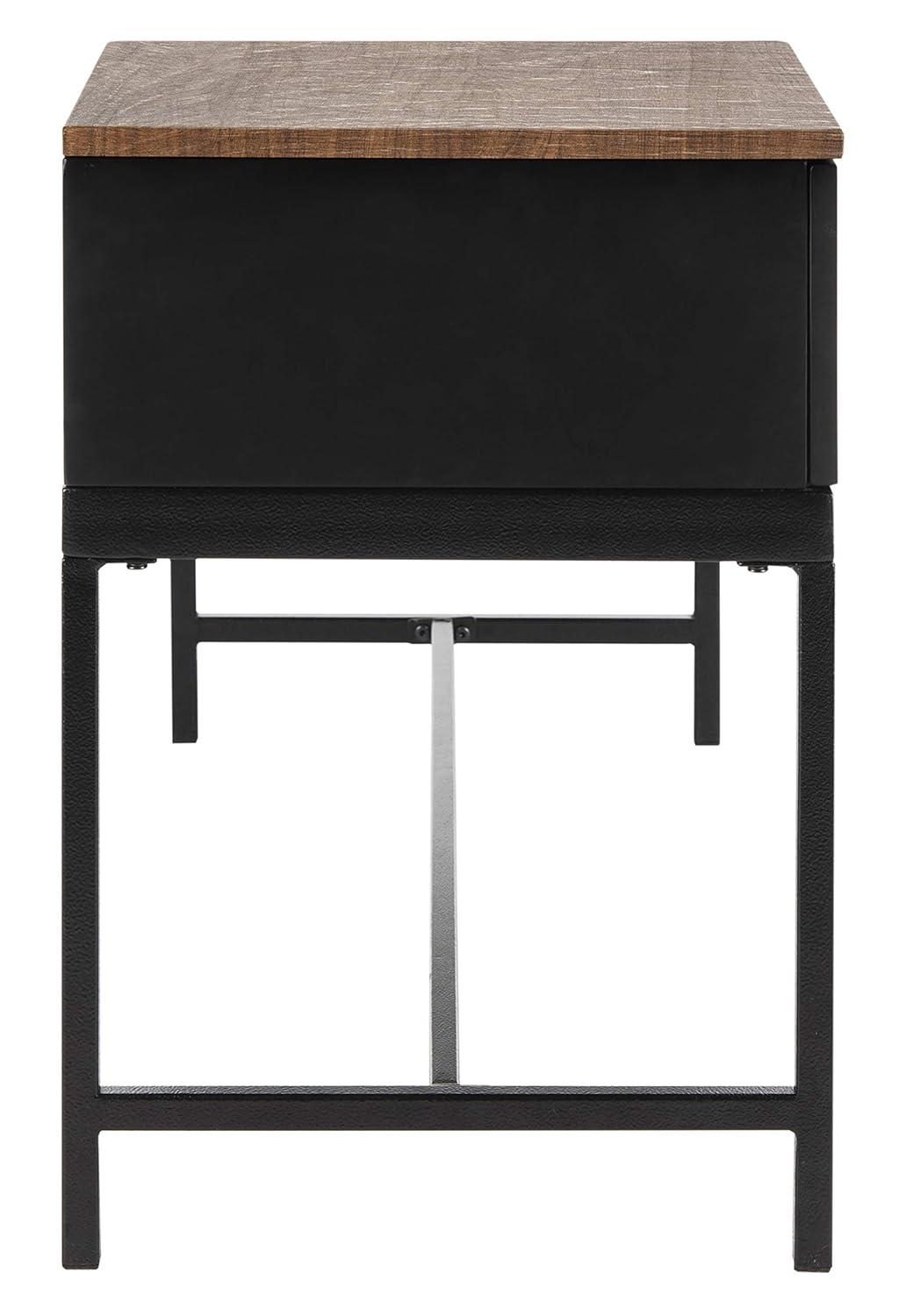 Maruka Bench with Storage - Grey Wash/Dark Green - Safavieh