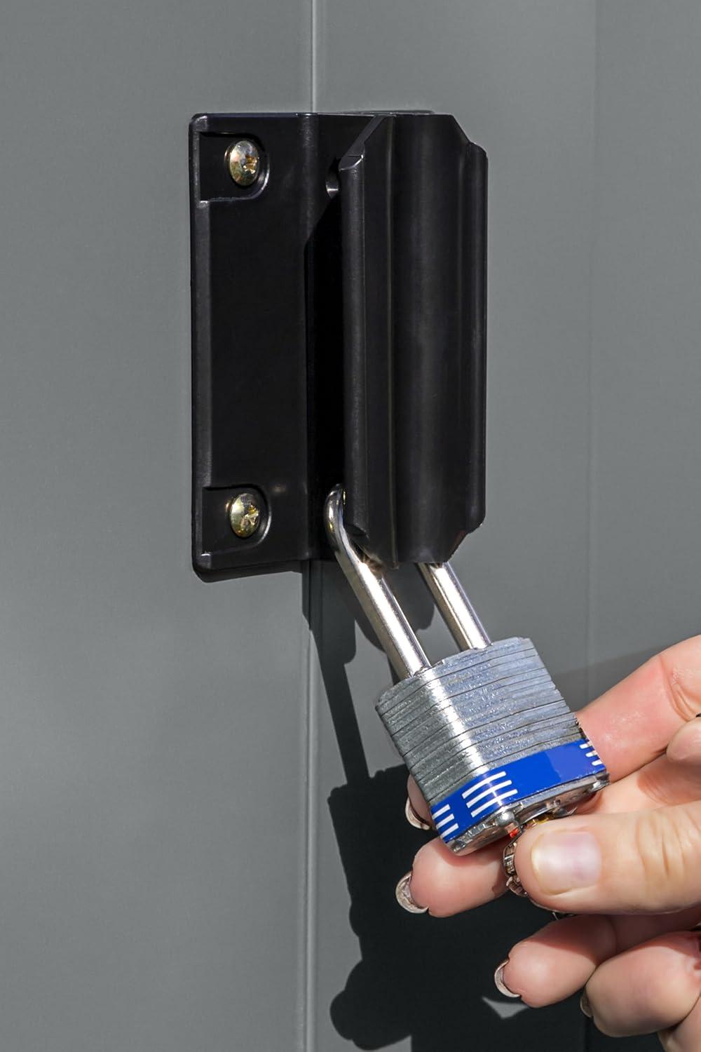 Arrow 8 ft. W x 4 ft. D Galvanized Steel Vertical Storage Shed