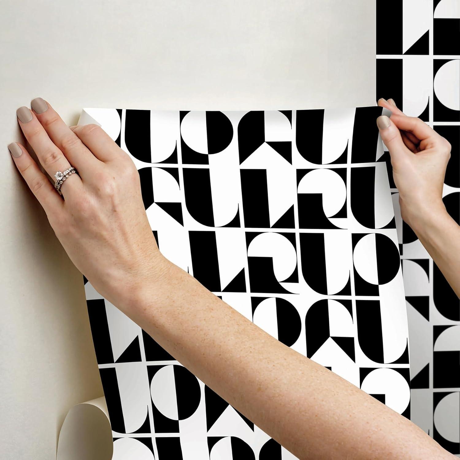 RuDeco 18' L x 20.5" W Peel and Stick Wallpaper