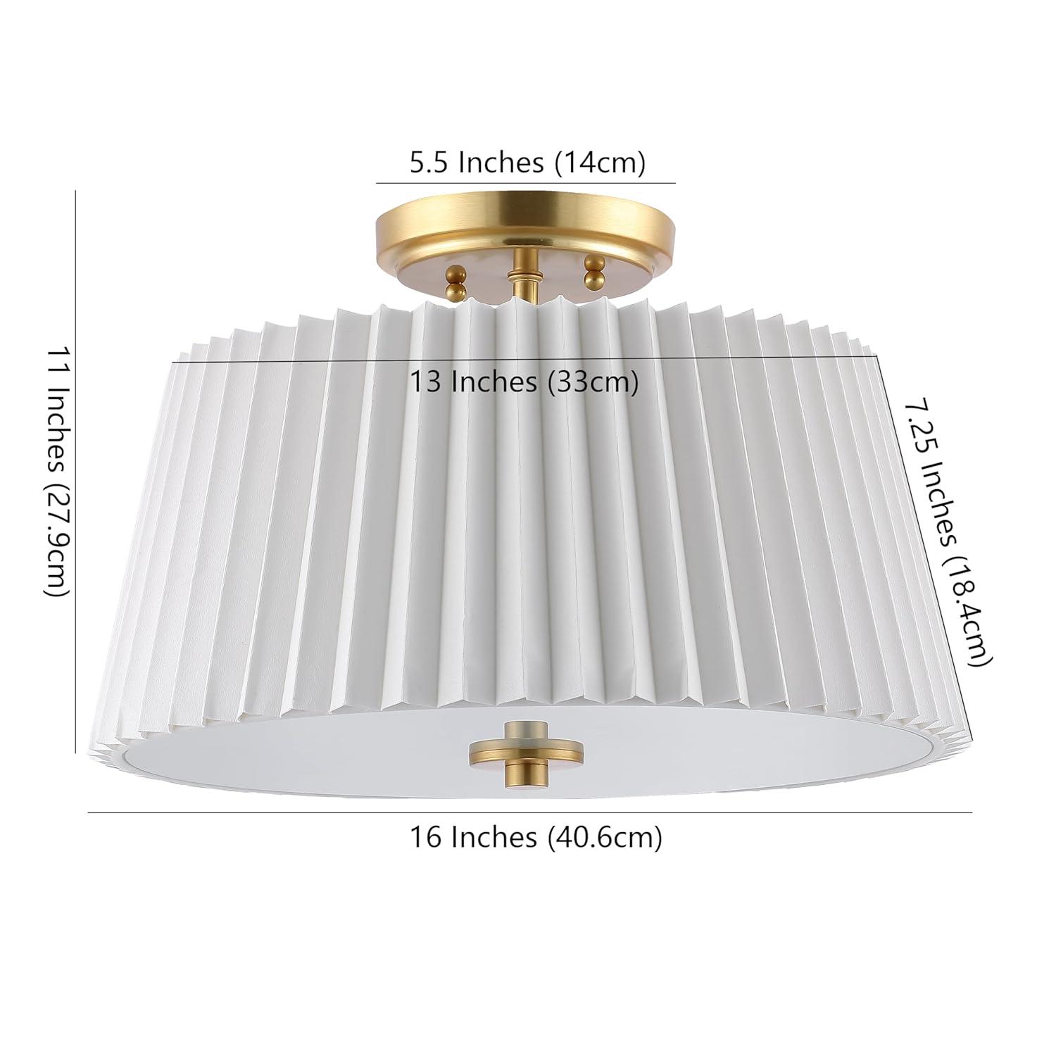 Aldrich Fabric Semi Flush Mount