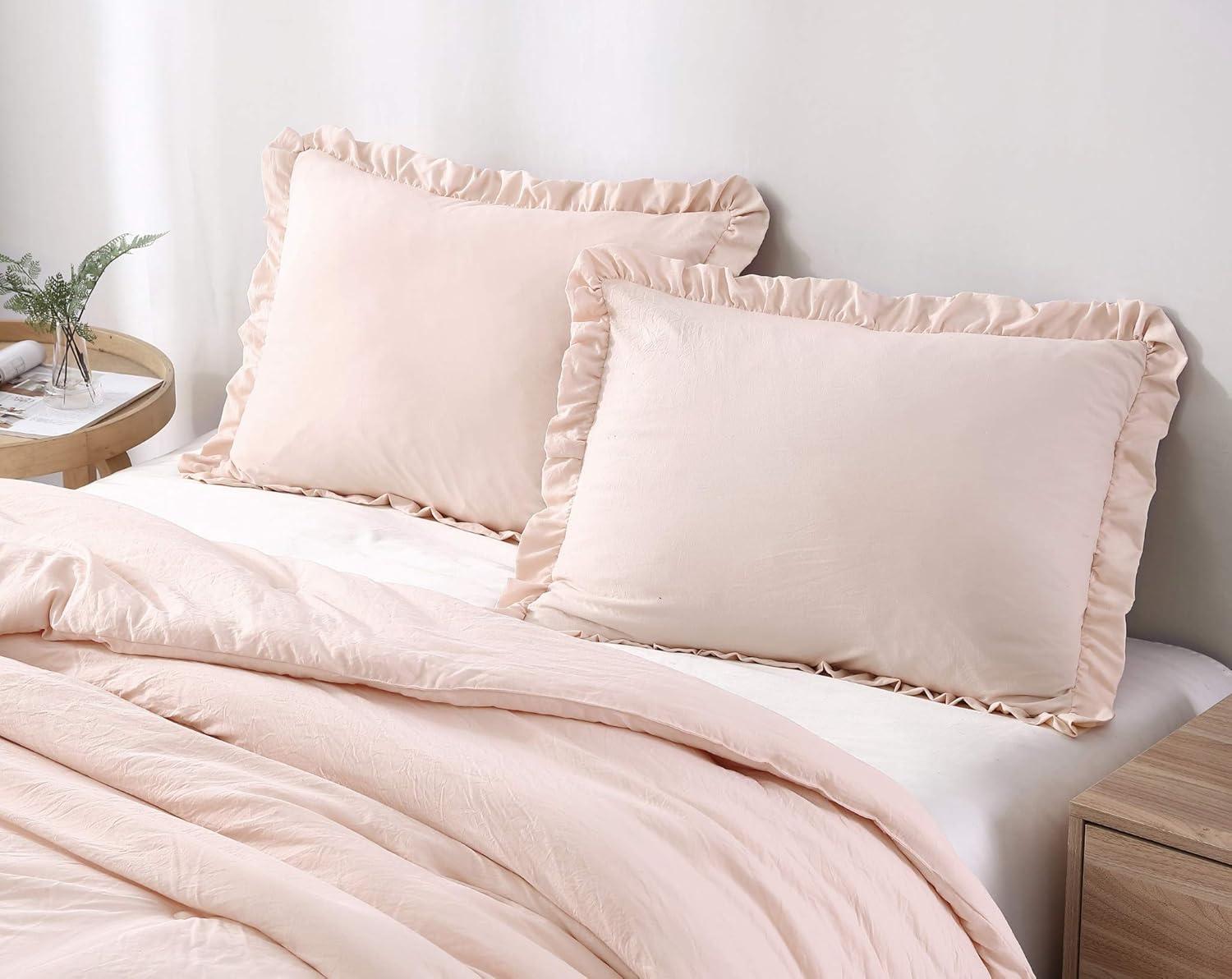 Nora Ruffled Microfiber Comforter Set