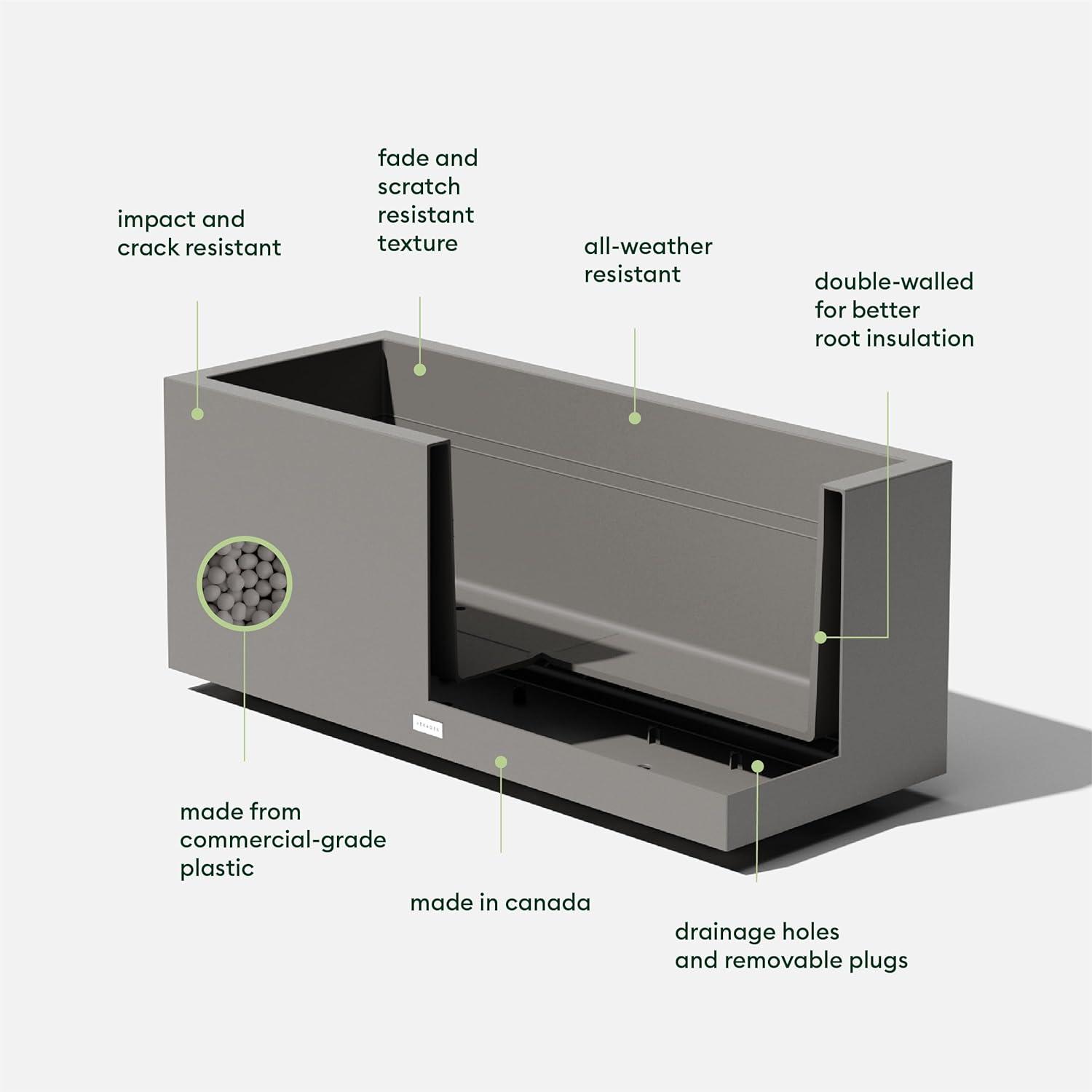 Block Series Long Box Planter