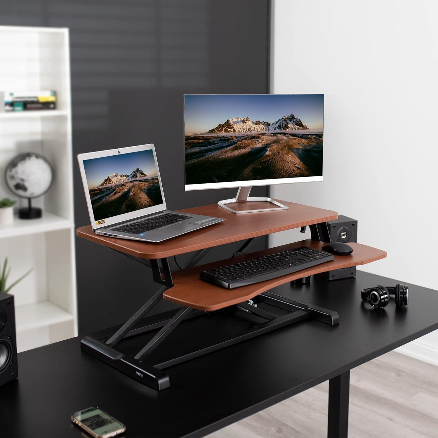 VIVO Height Adjustable Standing Desk Converter (DESK-V000K Series)