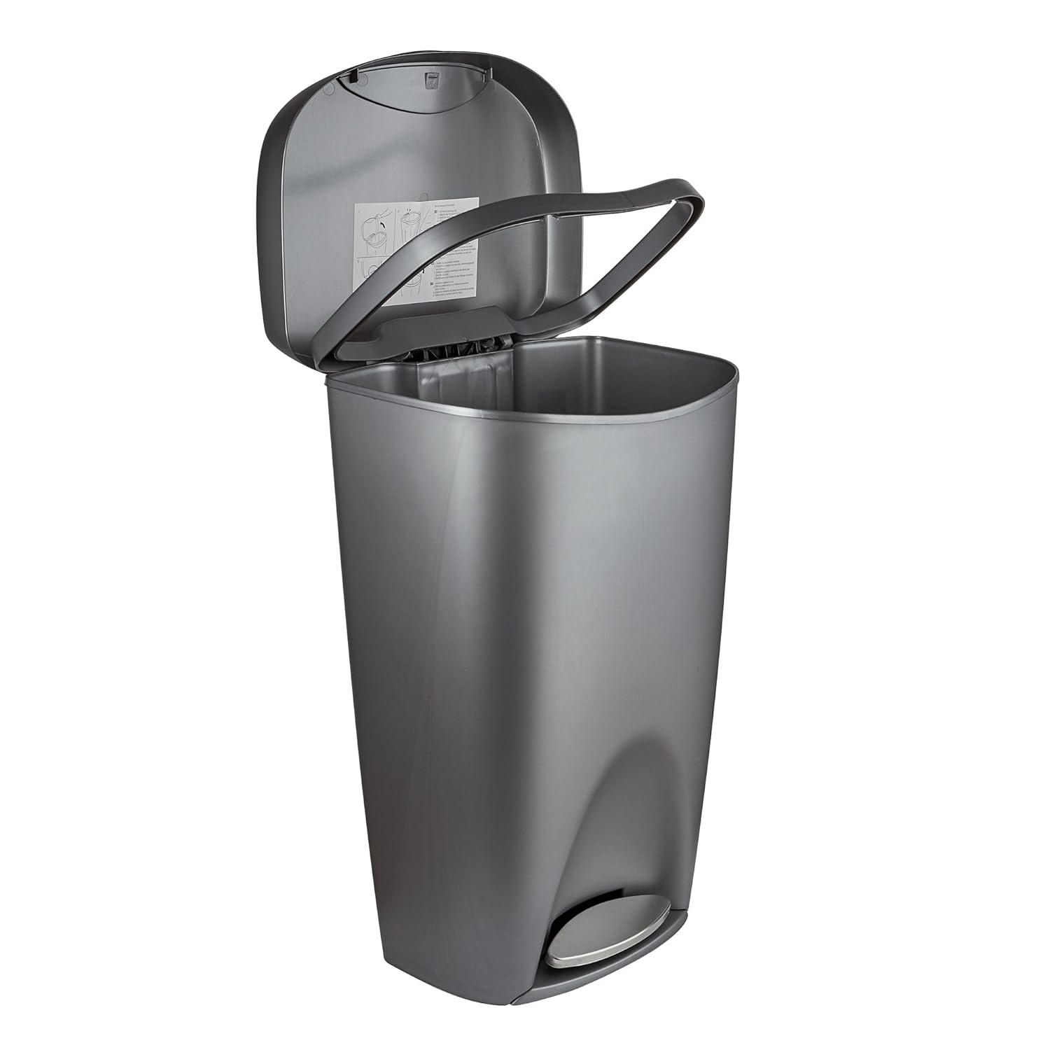 Umbra 13gal Brim Step Trash Can