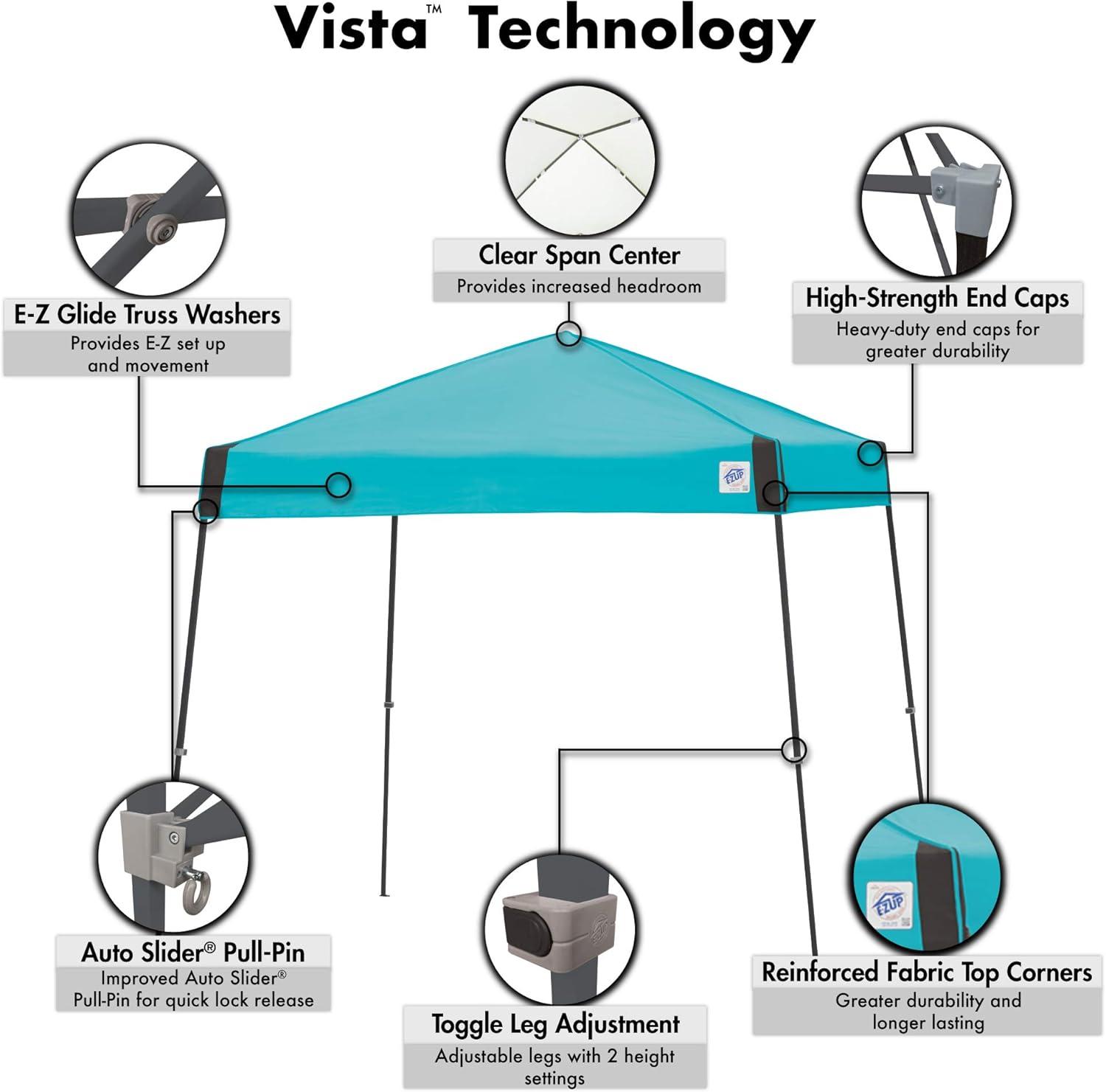 Vista 12 Ft. W x 12 Ft. D Steel Pop-Up Canopy