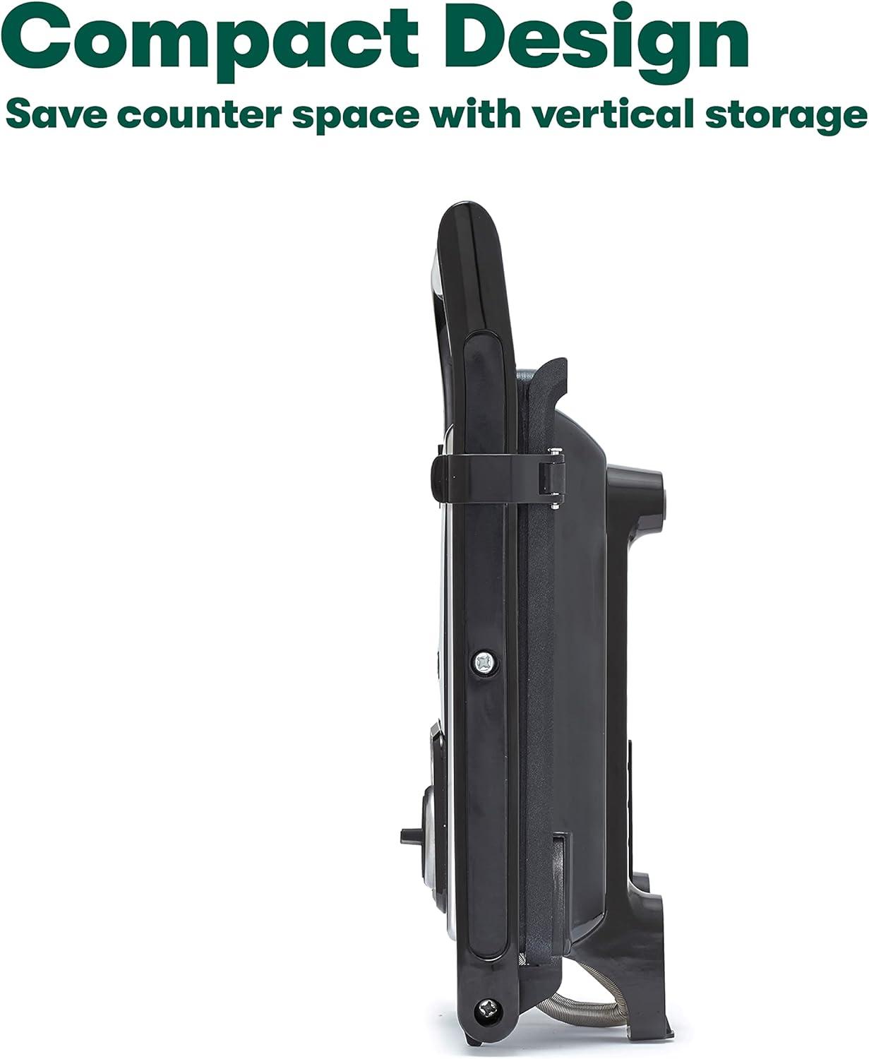 BELLA Panini Press, Sandwich Maker and Electric Indoor Grill with Double Nonstick Plates, Height Adjustable Lid and Removable Drip Tray, Stainless Steel