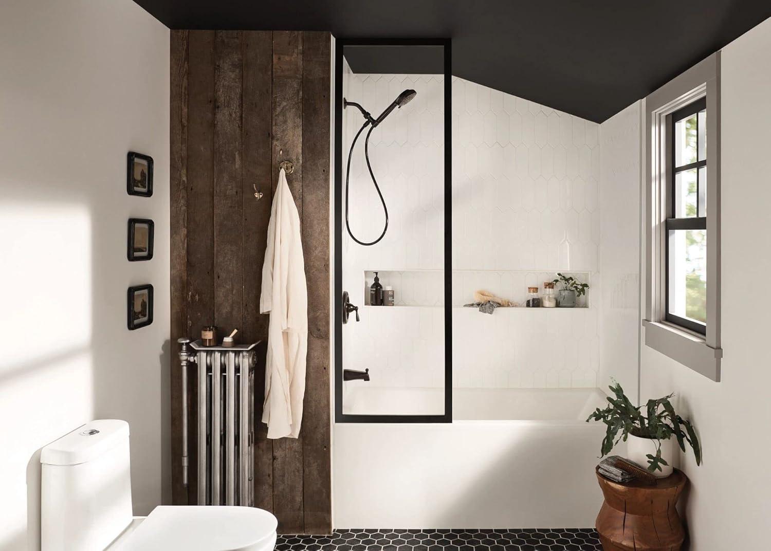 Moen Hydro Energetix Mediterranean Bronze Nickel 7-Function Handheld Shower Head, 200H0BRB