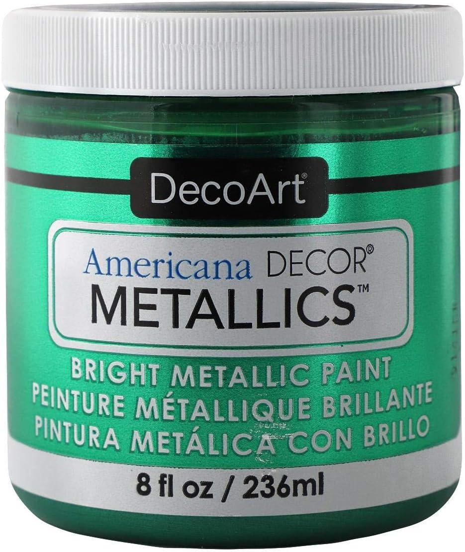 Emerald Green Metallic Acrylic Paint for Furniture, 8oz