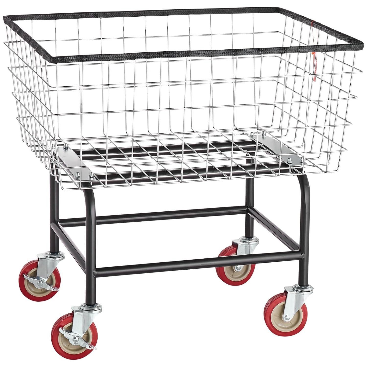 21 x 27 x 27.5 in. Wire Laundry Cart