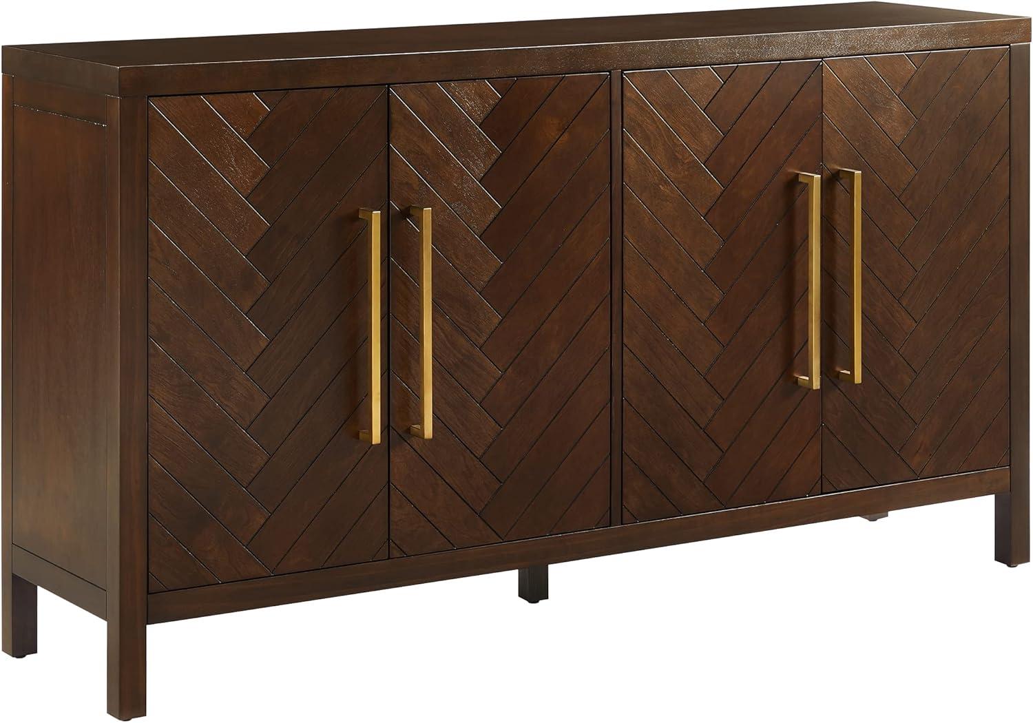 Darcy Sideboard Dark Brown - Crosley