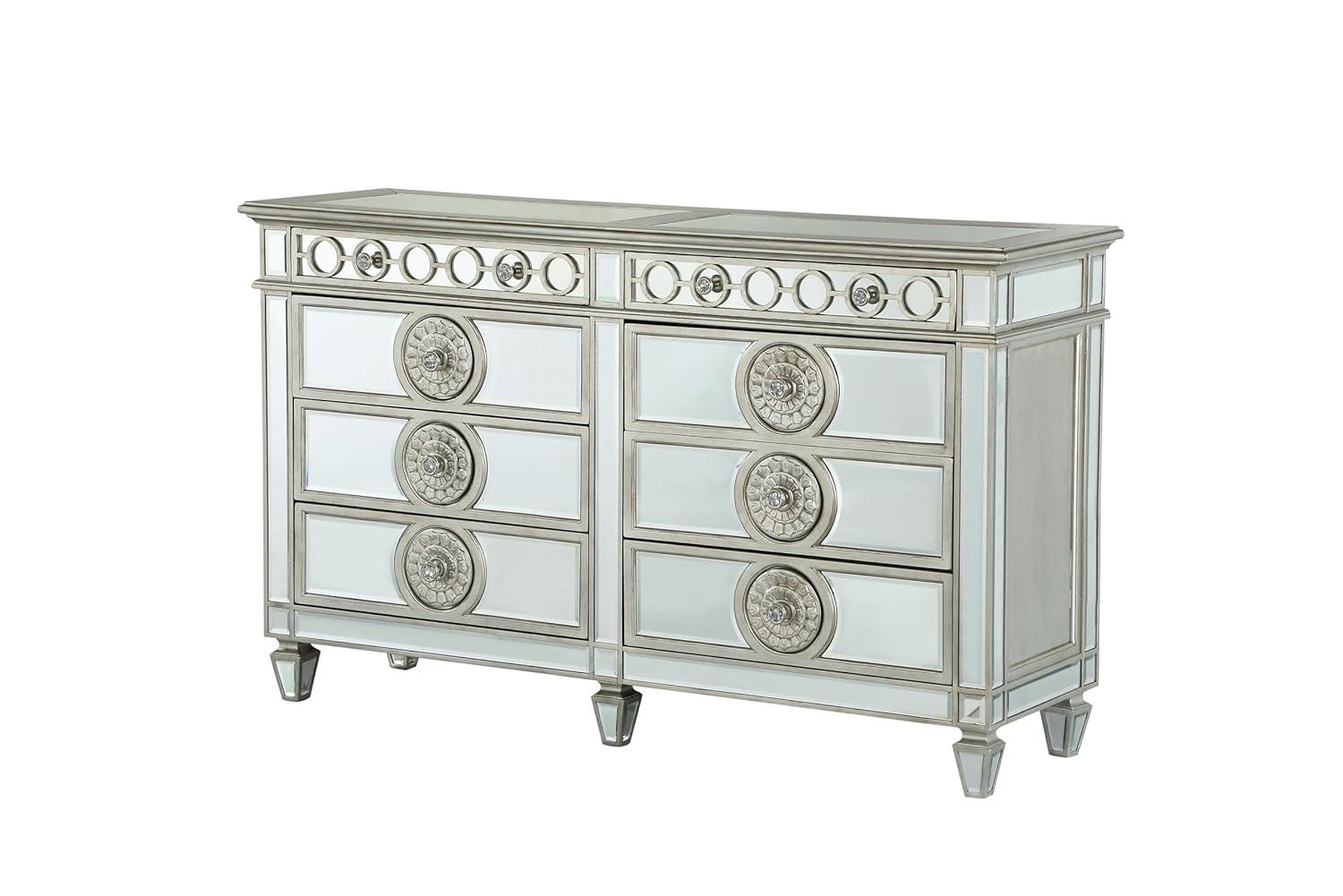 Acme Furniture Varian Dresser, Mirrored