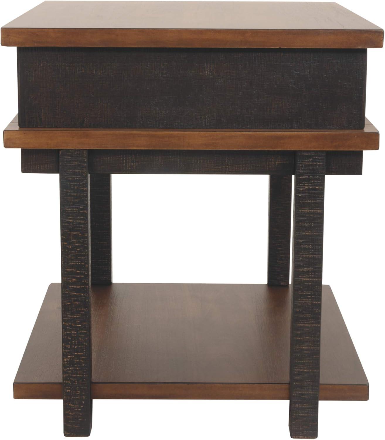 Signature Design by Ashley Casual Stanah End Table Two-tone