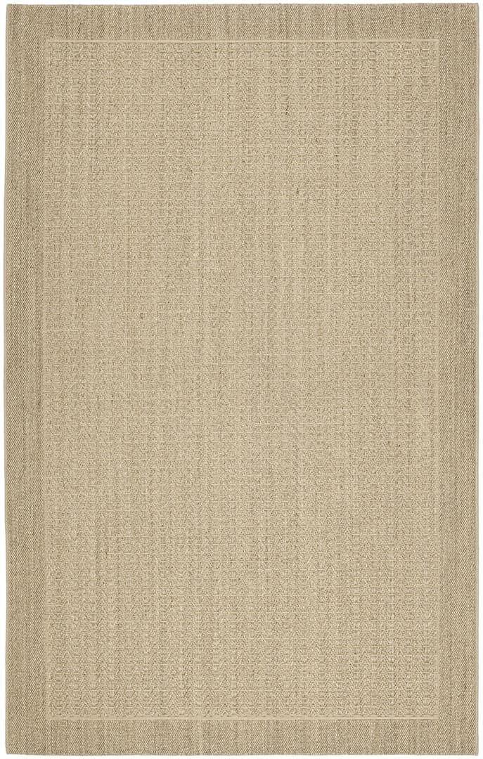 Huxley Sisal PAB321 Power Loomed, Jacquard Weave Indoor Accent Rug - 4'x6' - Desert Sand - Safavieh