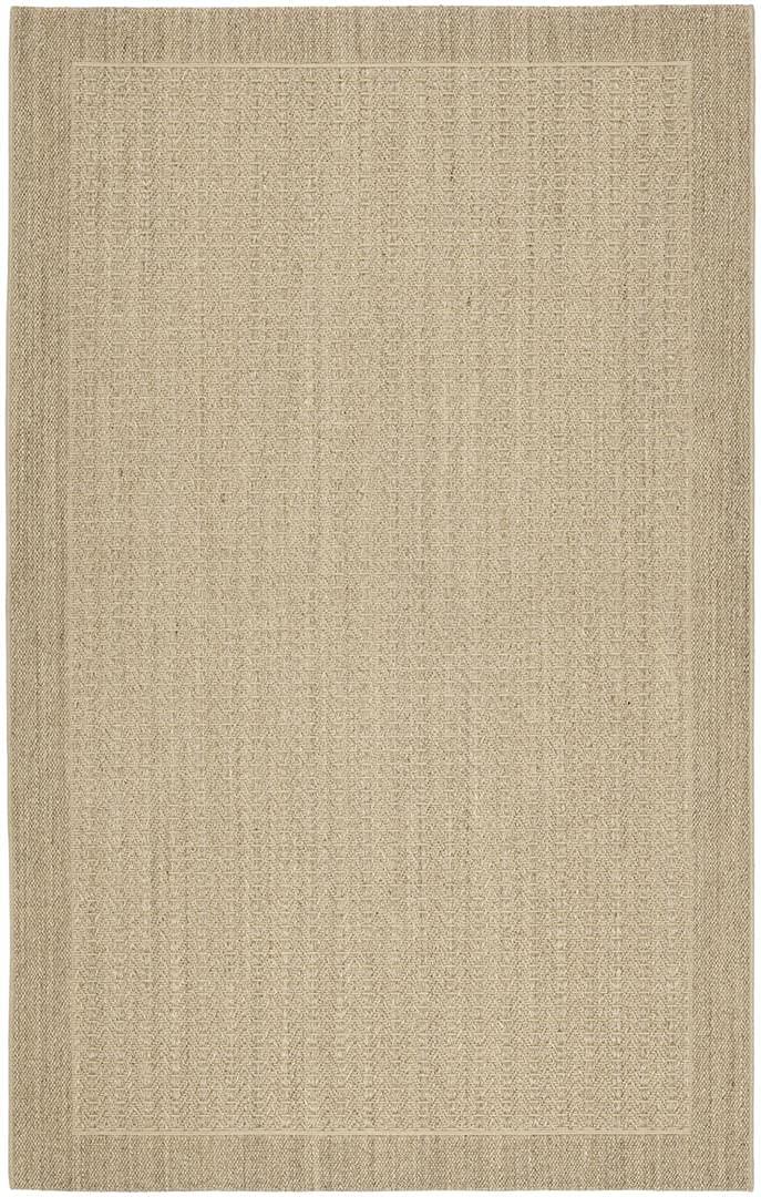 Huxley Sisal PAB321 Power Loomed, Jacquard Weave Indoor Accent Rug - 4'x6' - Desert Sand - Safavieh