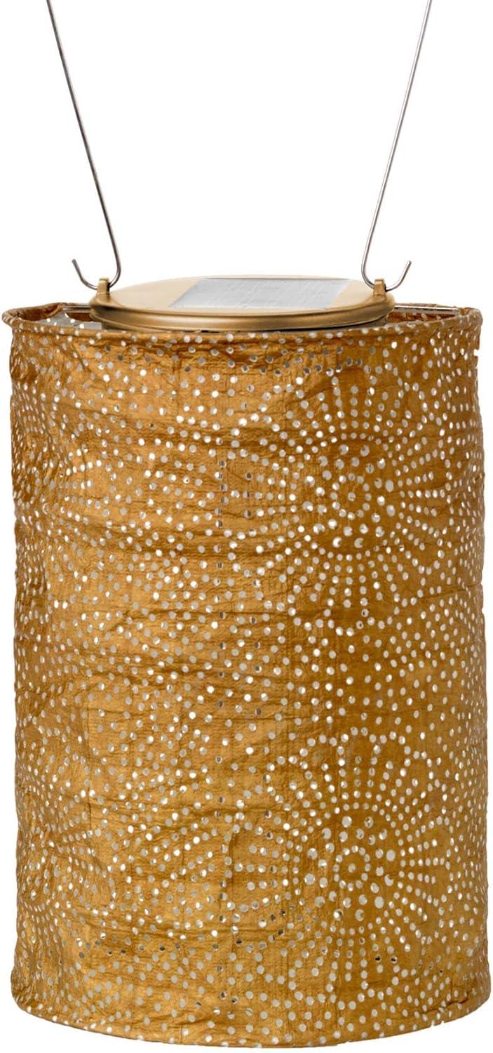 Bronze Winter Glow Solar LED Lantern - Tabletop & Hanging