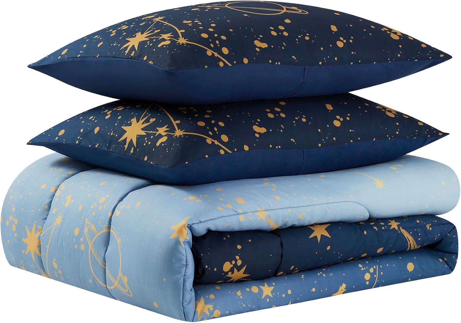 Sweet Home Collection Kids Galaxy Printed Bed in a Bag Comforter & Sheet Set