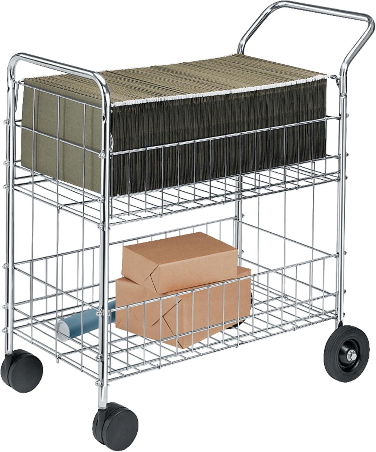 39.5'' H x 21.5'' W File Cart with Wheels