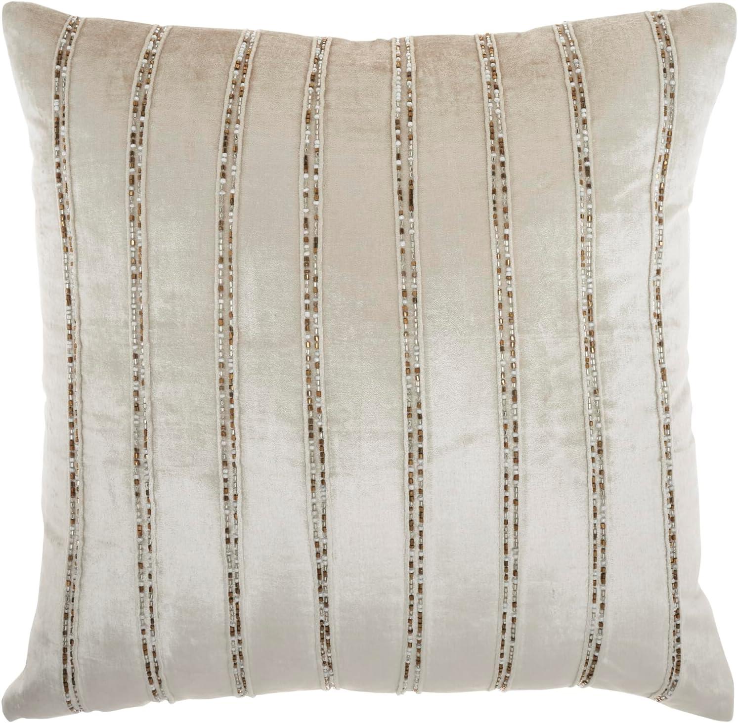 Mina Victory Sequined Velvet Throw Pillow