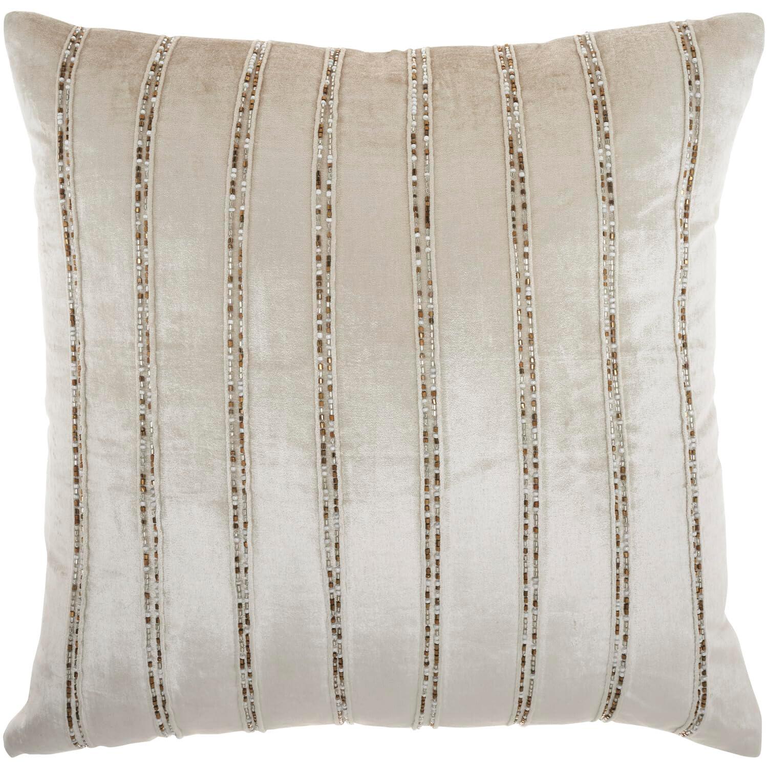 Mina Victory Sequined Velvet Throw Pillow