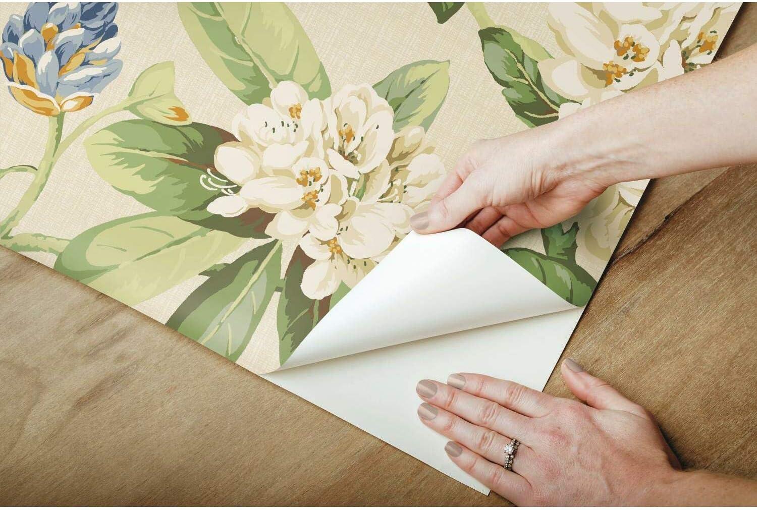 Waverly Peel & Stick Floral Roll