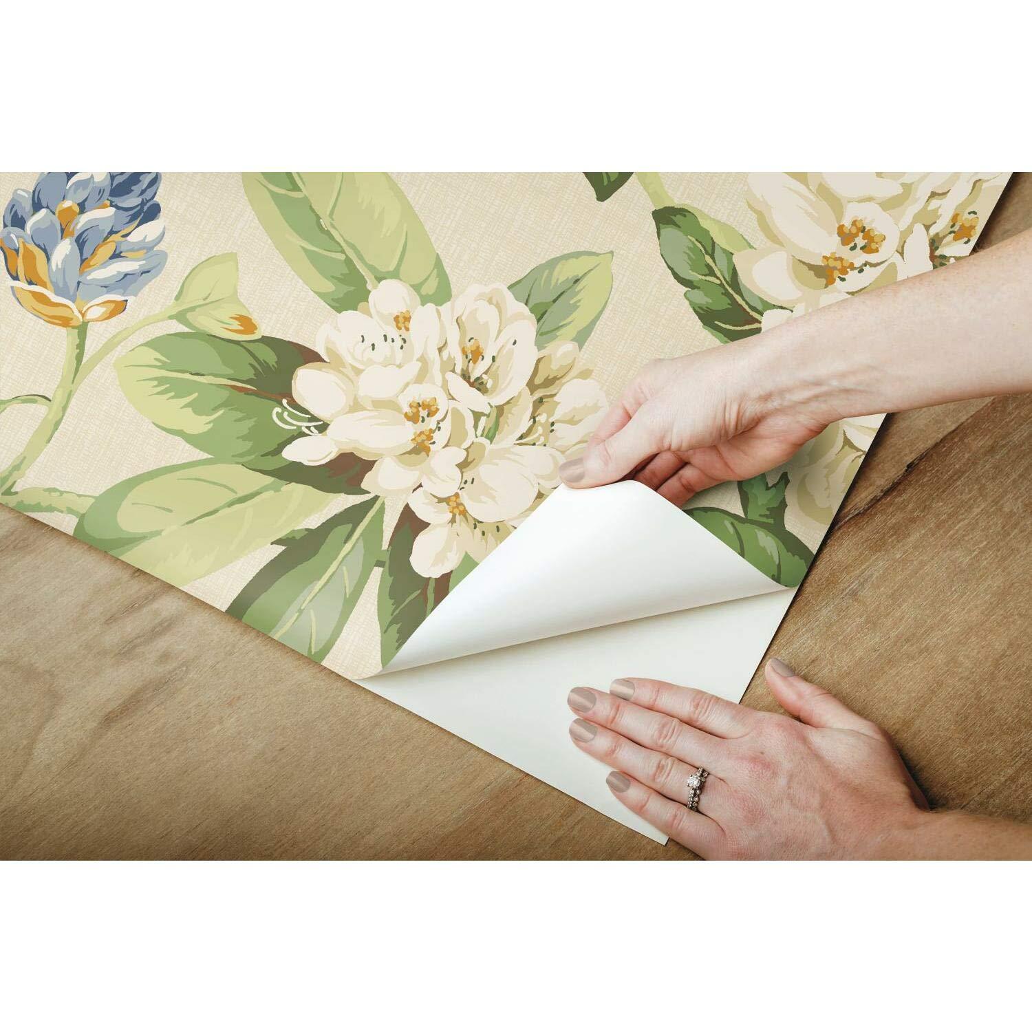 Waverly Peel & Stick Floral Roll