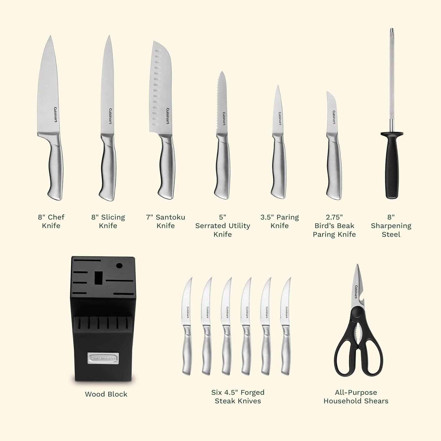 Cuisinart 15 Piece Knife Block Set