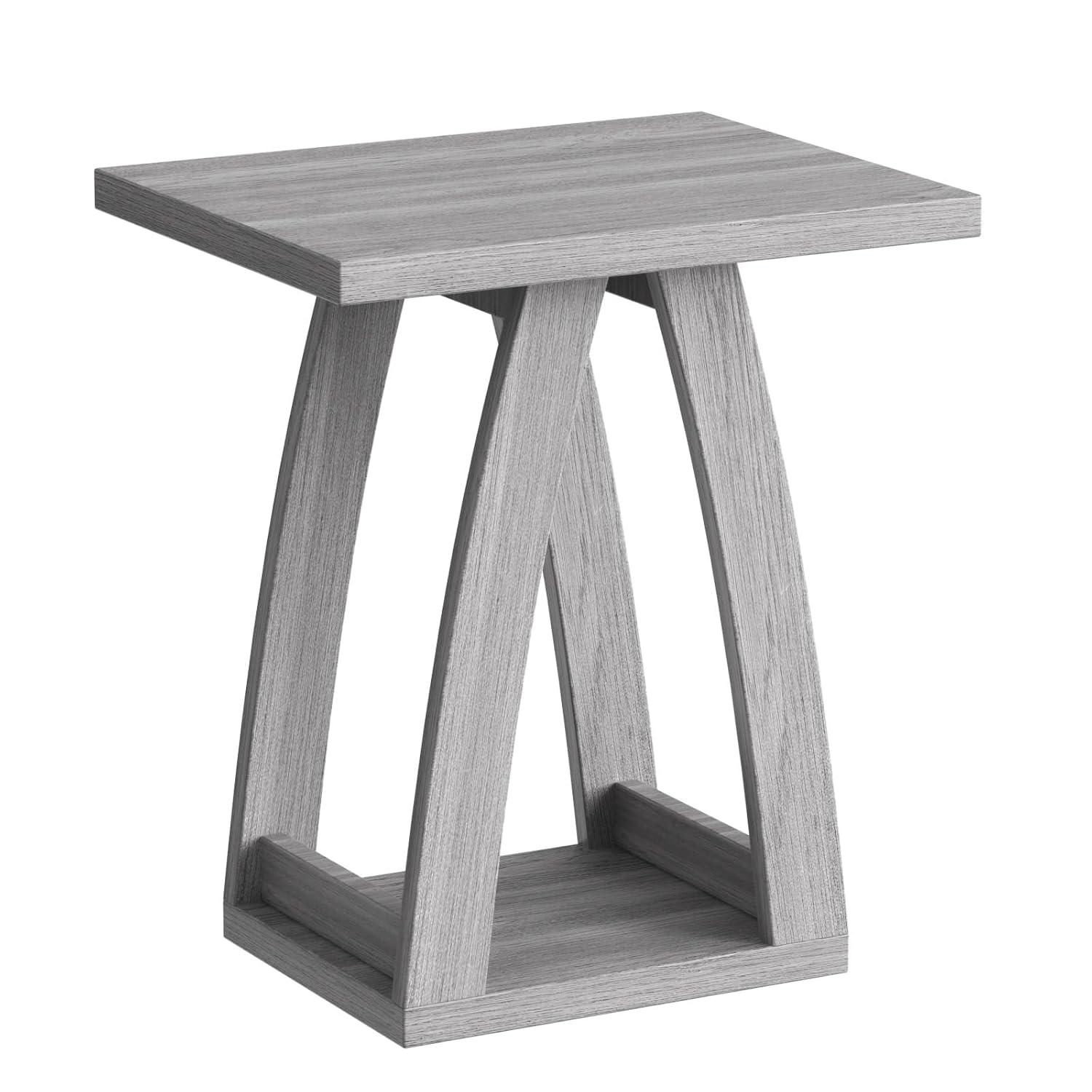 End Table Set Of 2, Side Table, Nightstand, Sofa Side Table With Shelf, Modern End Table For Living Room, Bedroom