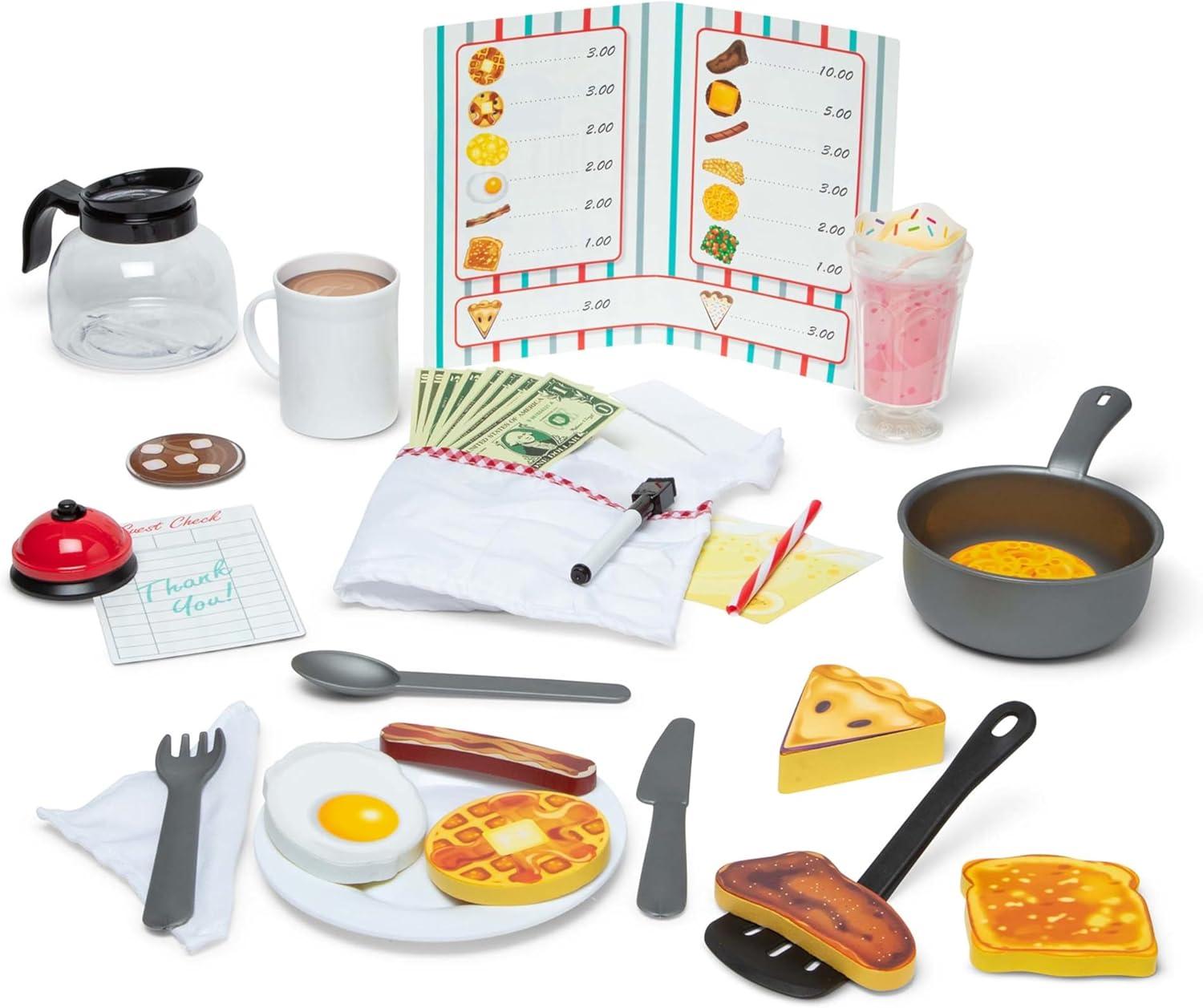 Melissa & Doug Melissa & Doug Star Diner Restaurant Play Set