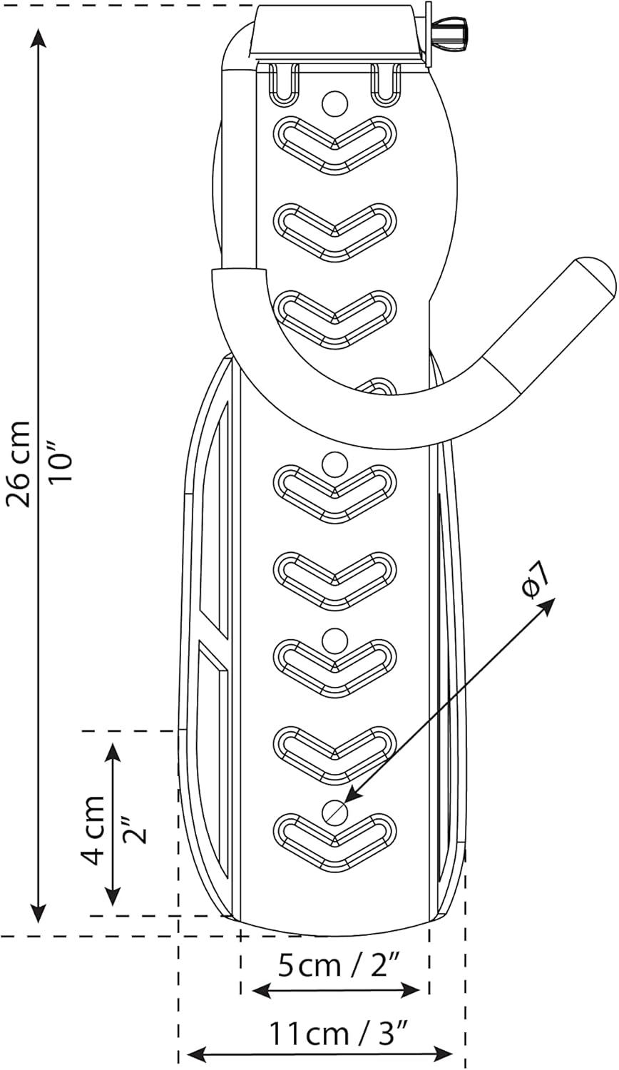 Canopia HG1086 Palram - Canopia Yukon Rubicon and Skylight Wall Mounted Bike Rack