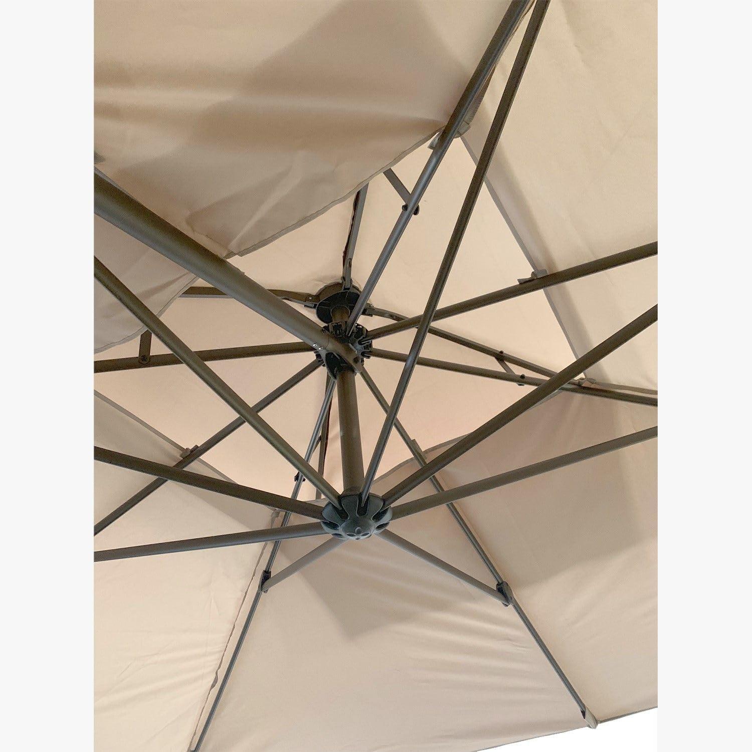 Garden Winds RipLock 350 10’ x 10’ Offset Umbrella Canopy, Water Resistant