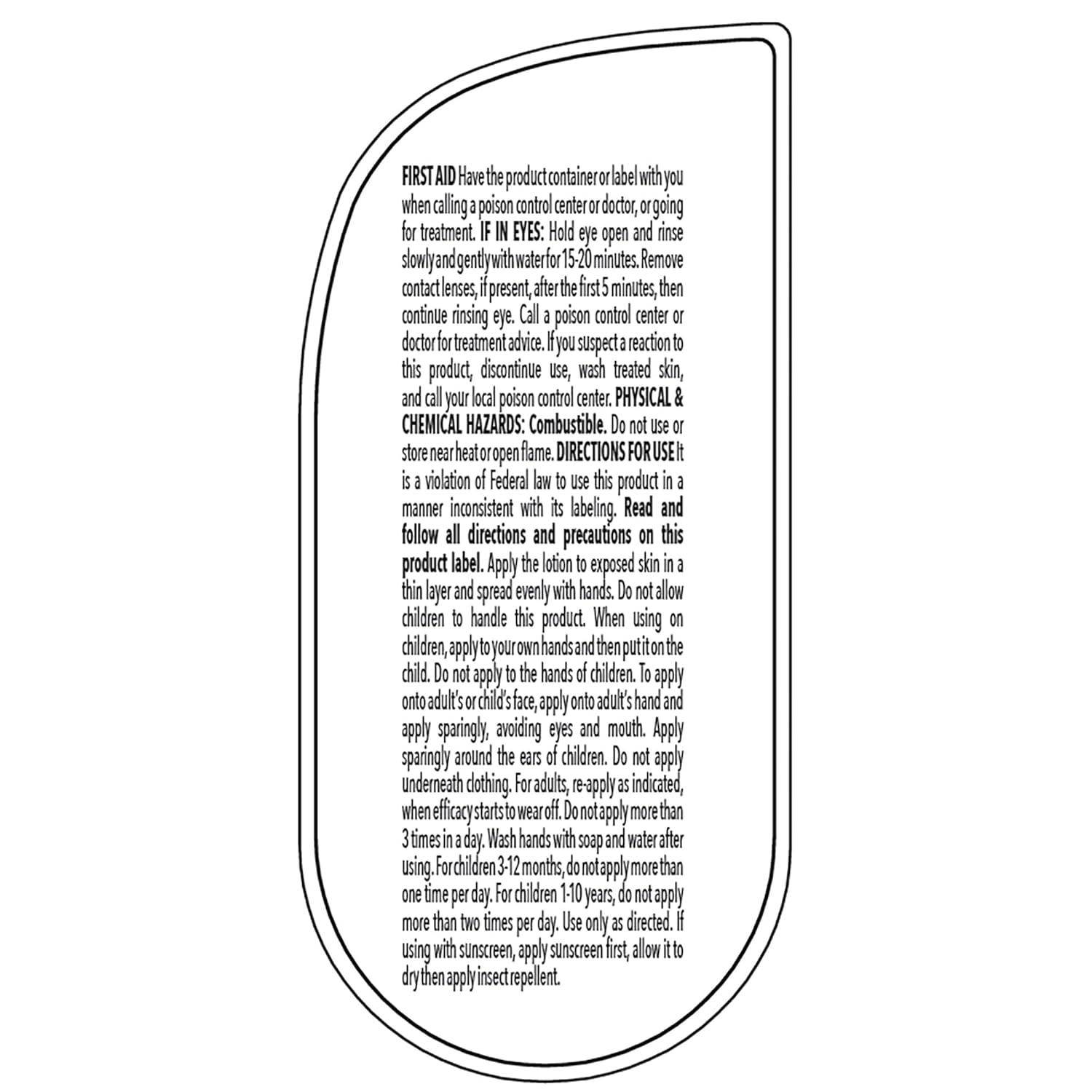 OFF! Adults and Kids Mosquito Repellent Picaridin Bug Lotion - 3.8oz