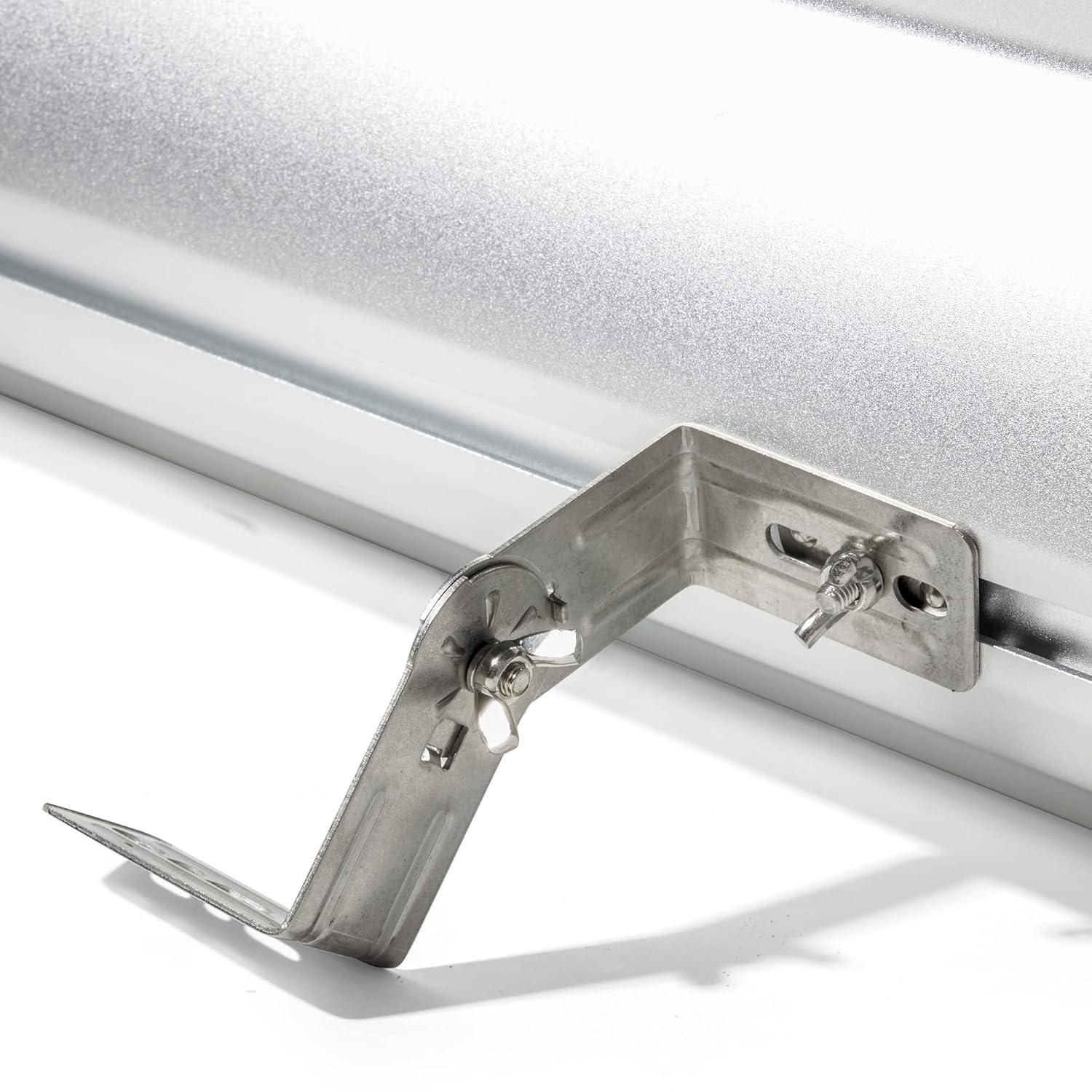 Dr Infrared Heater Carbon Infrared Patio Heater, Indoor and Outdoor (120V / 1500W, Silver)