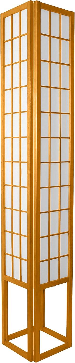 Oriental Furniture 72" Window Pane Shoji Lamp