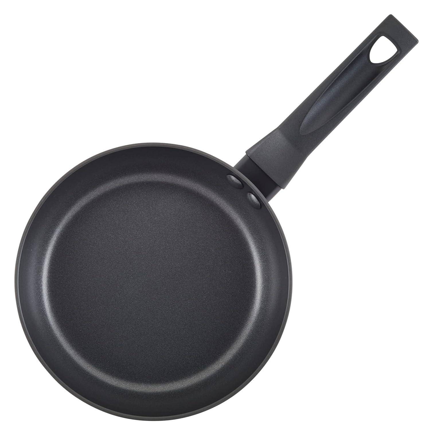 Farberware Farberware Power Base Nonstick Cookware Pots And Pan Set With Cooking Kitchen Utensils, 12 Piece, Matte Black